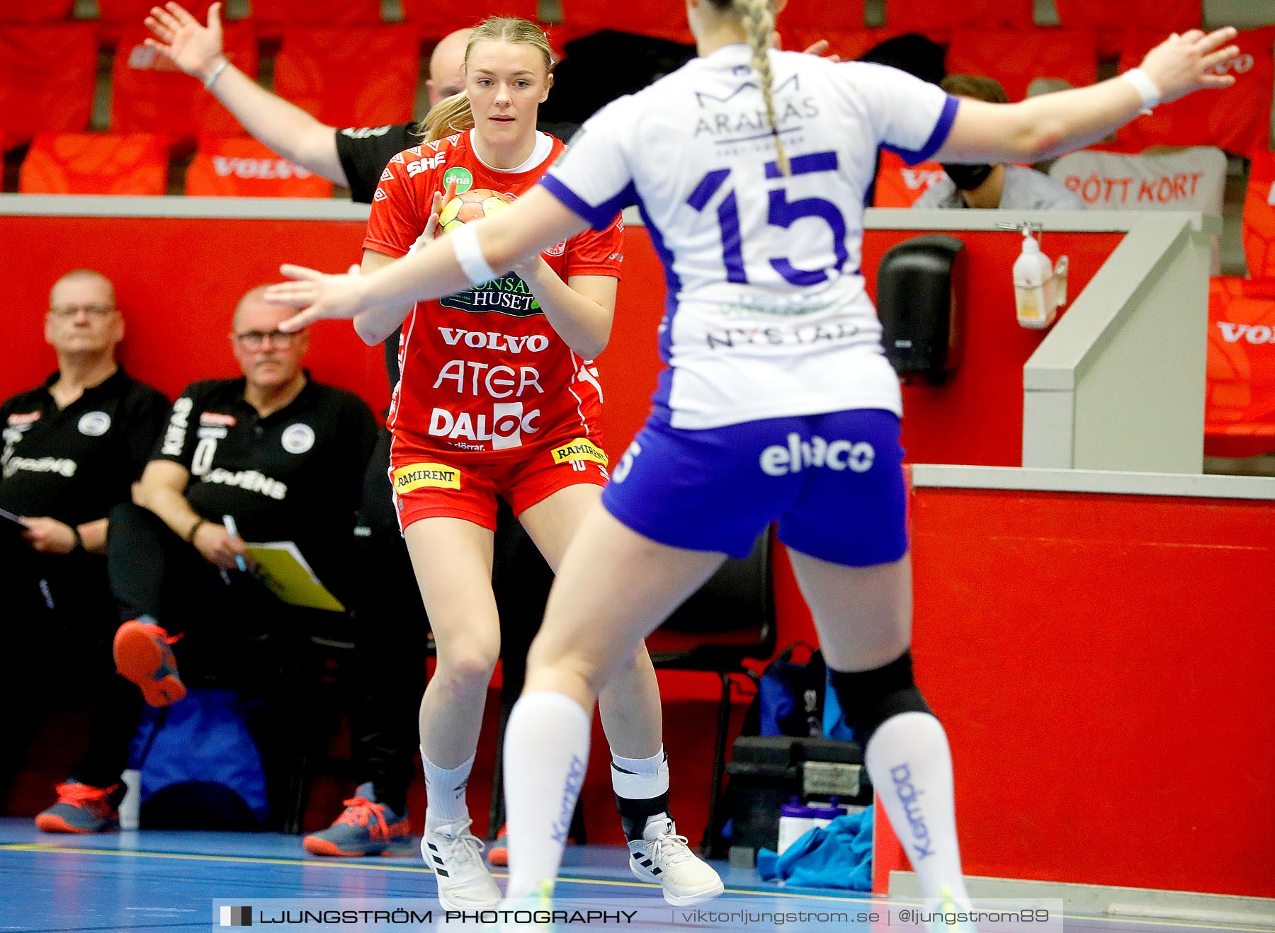 Skövde HF-HK Aranäs Kval till SHE match 2 33-24,dam,Skövde Idrottshall,Skövde,Sverige,Handboll,,2021,257234