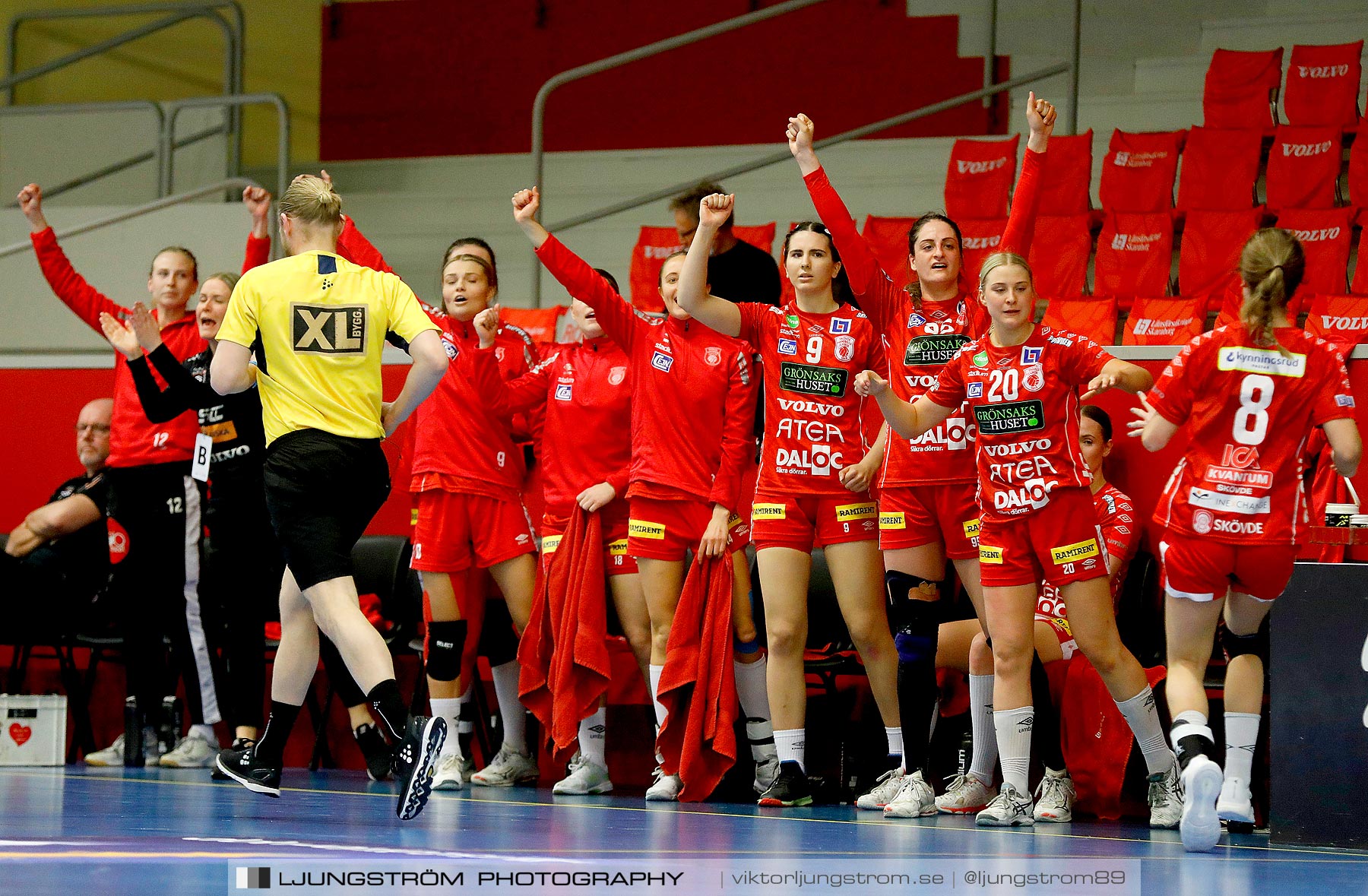 Skövde HF-HK Aranäs Kval till SHE match 2 33-24,dam,Skövde Idrottshall,Skövde,Sverige,Handboll,,2021,257239