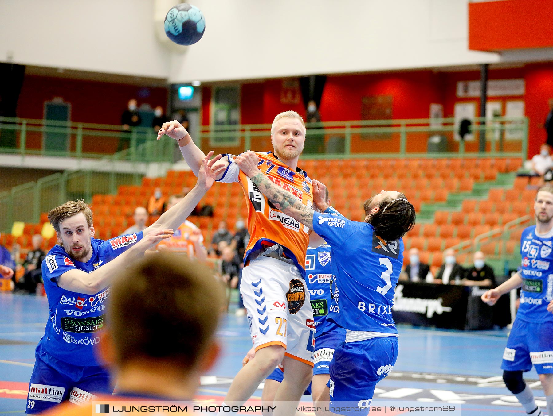 IFK Skövde HK-IFK Kristianstad 1/2-final 1 25-22,herr,Arena Skövde,Skövde,Sverige,Handboll,,2021,257738