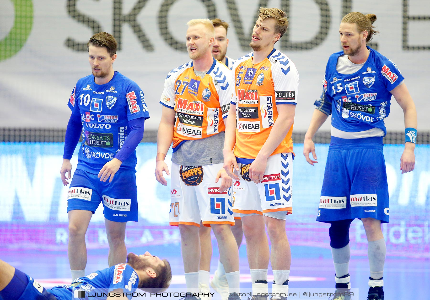 IFK Skövde HK-IFK Kristianstad 1/2-final 1 25-22,herr,Arena Skövde,Skövde,Sverige,Handboll,,2021,257750