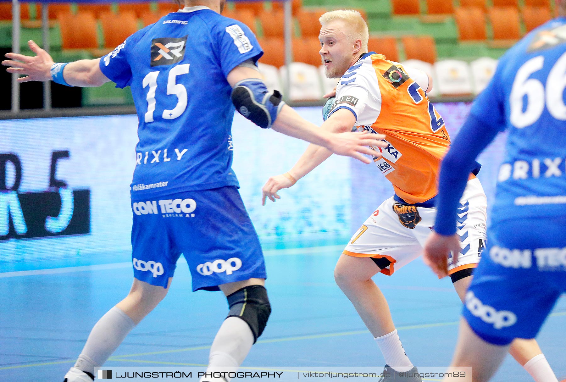 IFK Skövde HK-IFK Kristianstad 1/2-final 1 25-22,herr,Arena Skövde,Skövde,Sverige,Handboll,,2021,257777