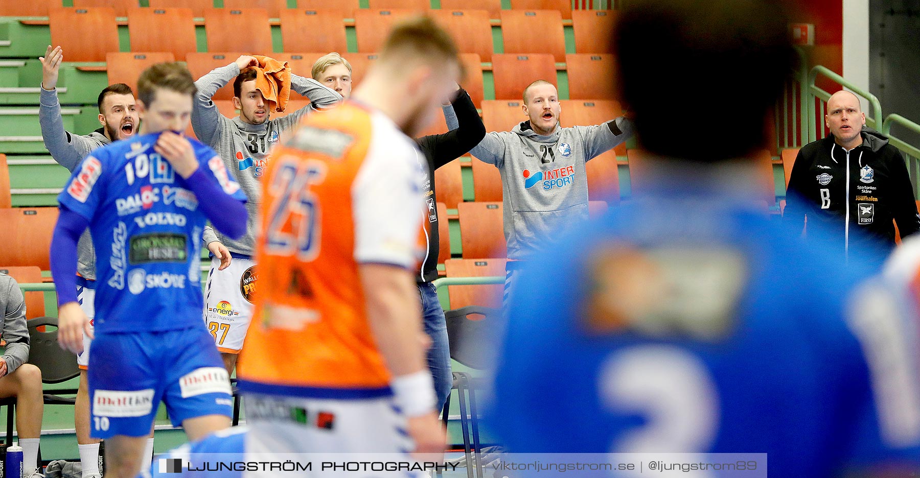 IFK Skövde HK-IFK Kristianstad 1/2-final 1 25-22,herr,Arena Skövde,Skövde,Sverige,Handboll,,2021,257784