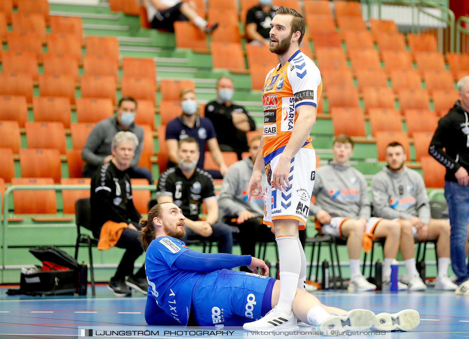 IFK Skövde HK-IFK Kristianstad 1/2-final 1 25-22,herr,Arena Skövde,Skövde,Sverige,Handboll,,2021,257800