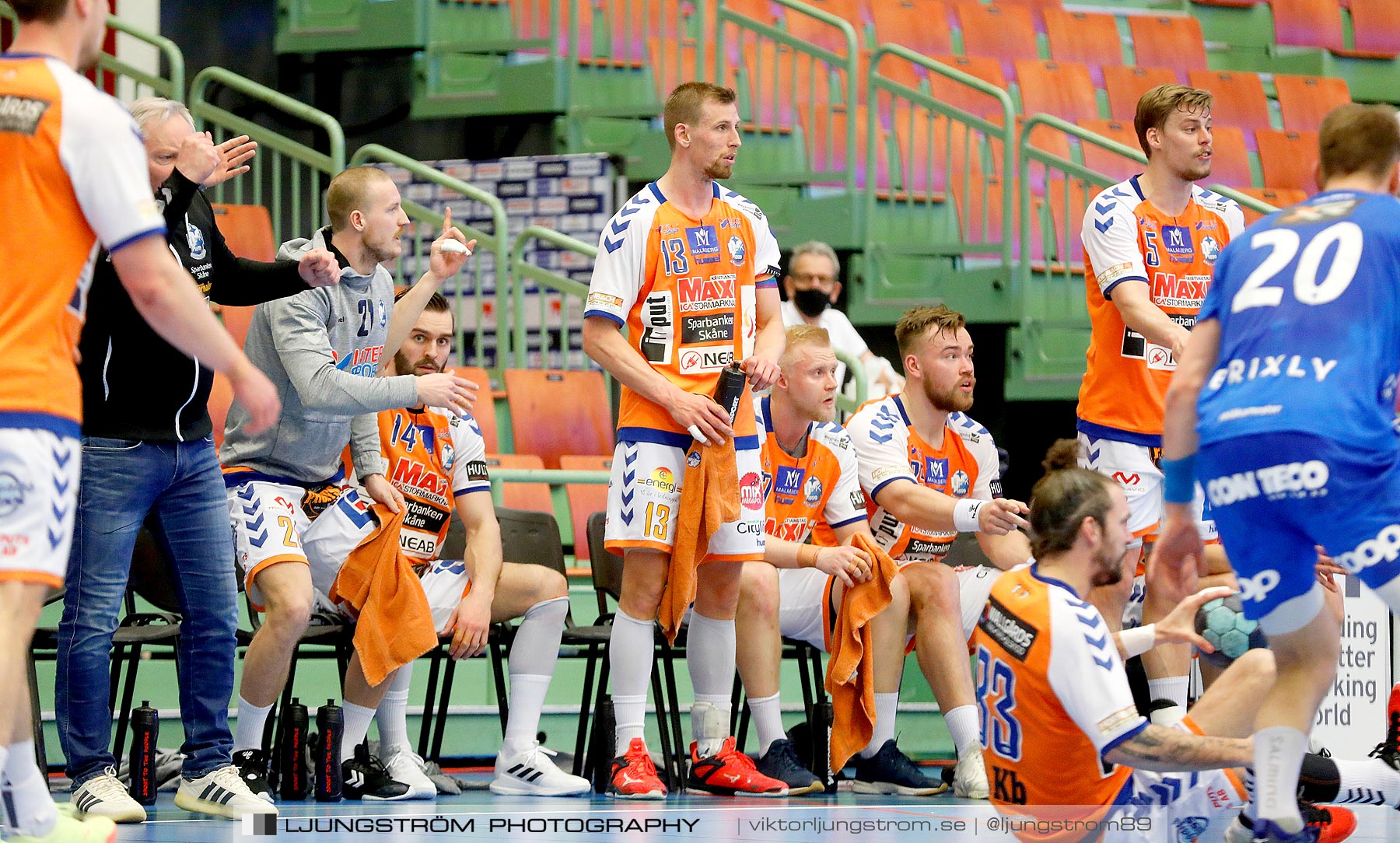 IFK Skövde HK-IFK Kristianstad 1/2-final 1 25-22,herr,Arena Skövde,Skövde,Sverige,Handboll,,2021,257805