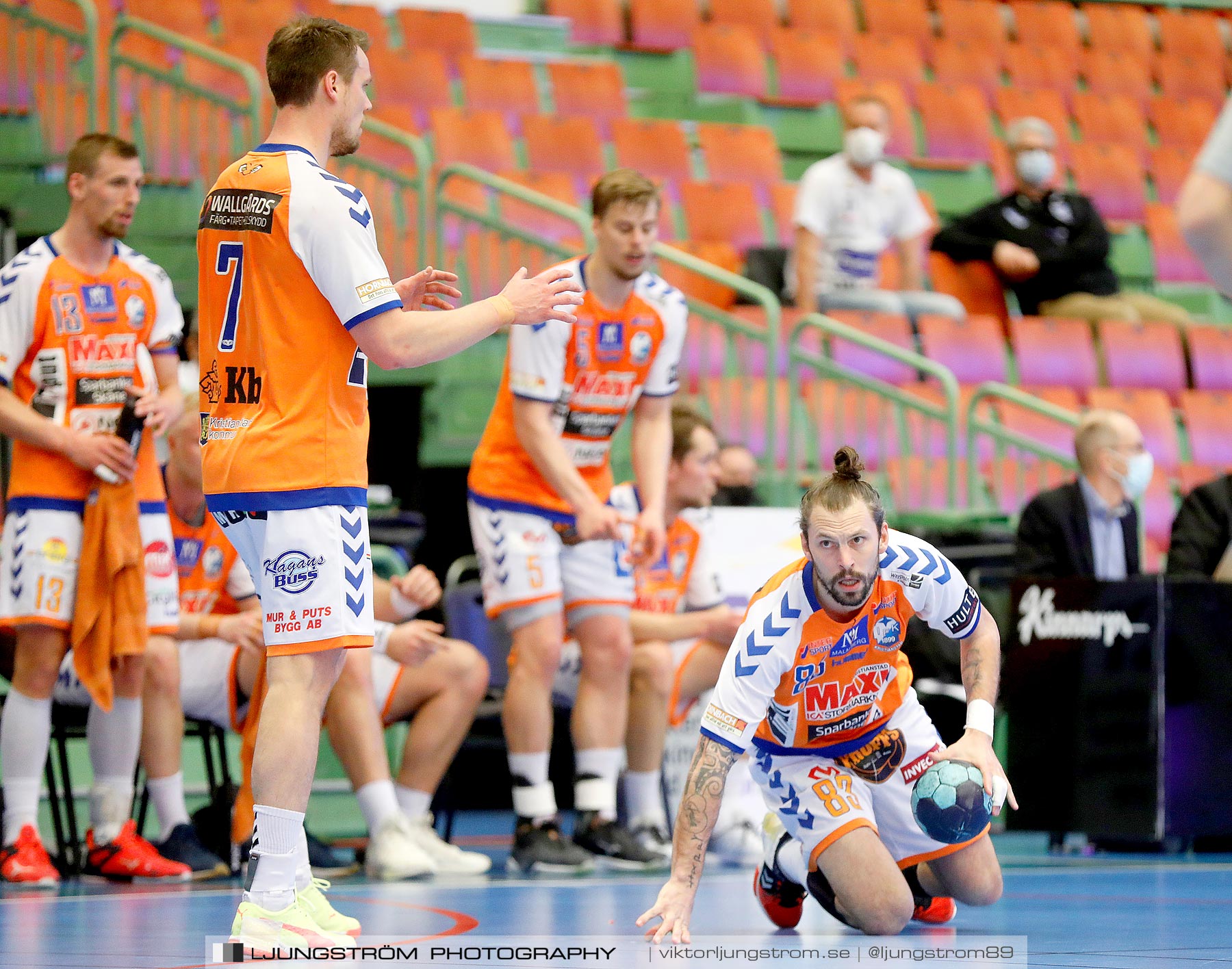 IFK Skövde HK-IFK Kristianstad 1/2-final 1 25-22,herr,Arena Skövde,Skövde,Sverige,Handboll,,2021,257806