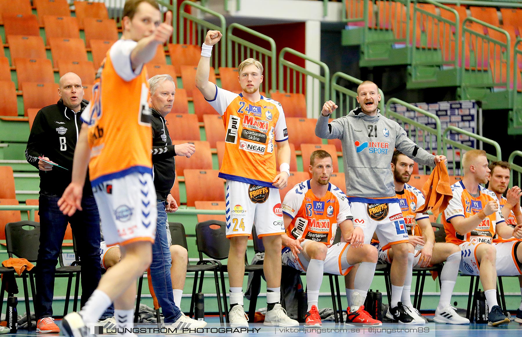 IFK Skövde HK-IFK Kristianstad 1/2-final 1 25-22,herr,Arena Skövde,Skövde,Sverige,Handboll,,2021,257832