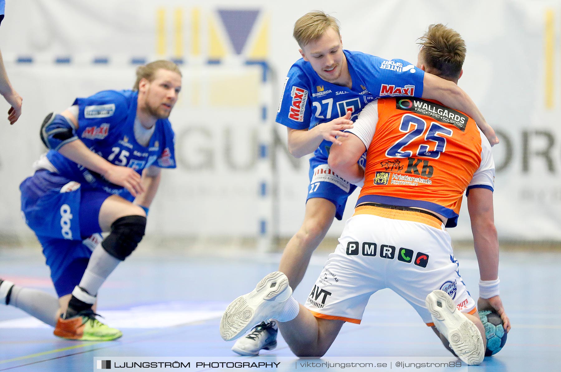 IFK Skövde HK-IFK Kristianstad 1/2-final 1 25-22,herr,Arena Skövde,Skövde,Sverige,Handboll,,2021,257852