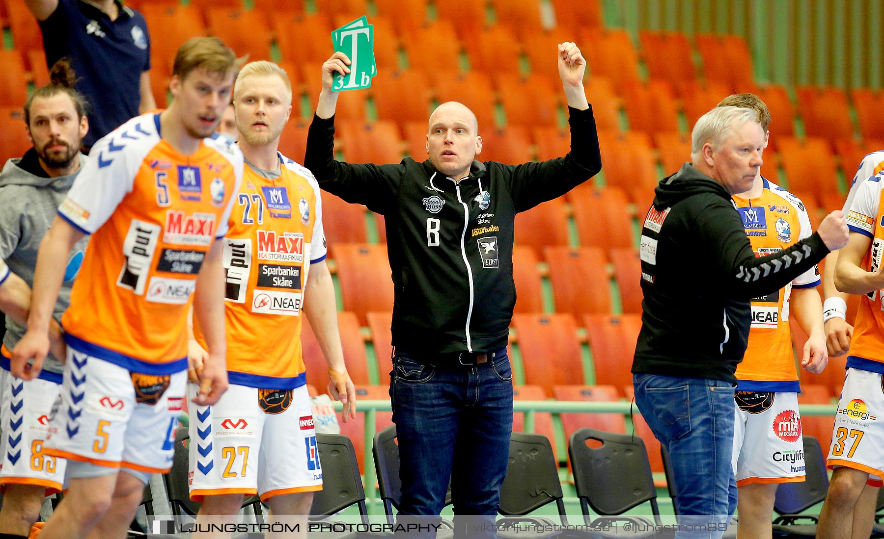 IFK Skövde HK-IFK Kristianstad 1/2-final 1 25-22,herr,Arena Skövde,Skövde,Sverige,Handboll,,2021,257867