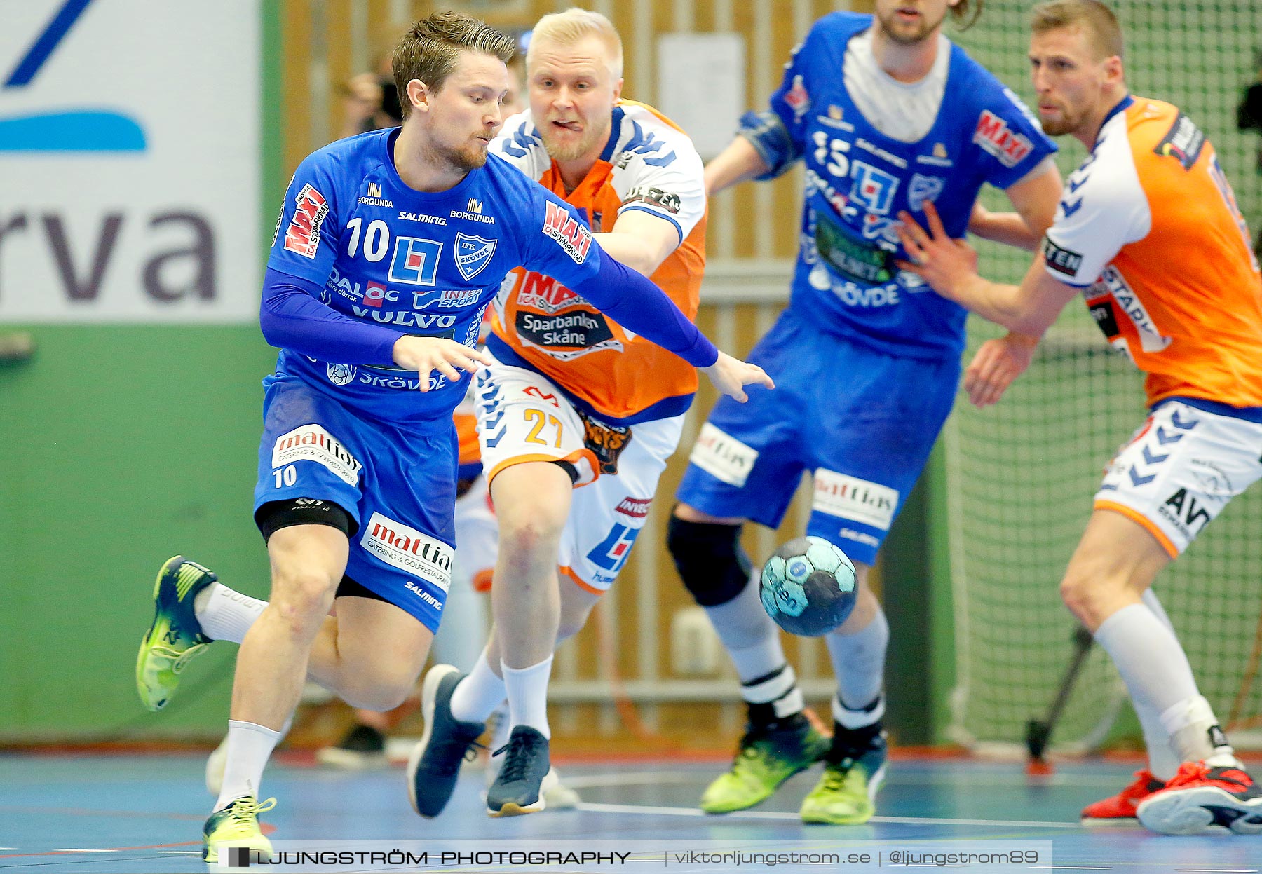 IFK Skövde HK-IFK Kristianstad 1/2-final 1 25-22,herr,Arena Skövde,Skövde,Sverige,Handboll,,2021,257878