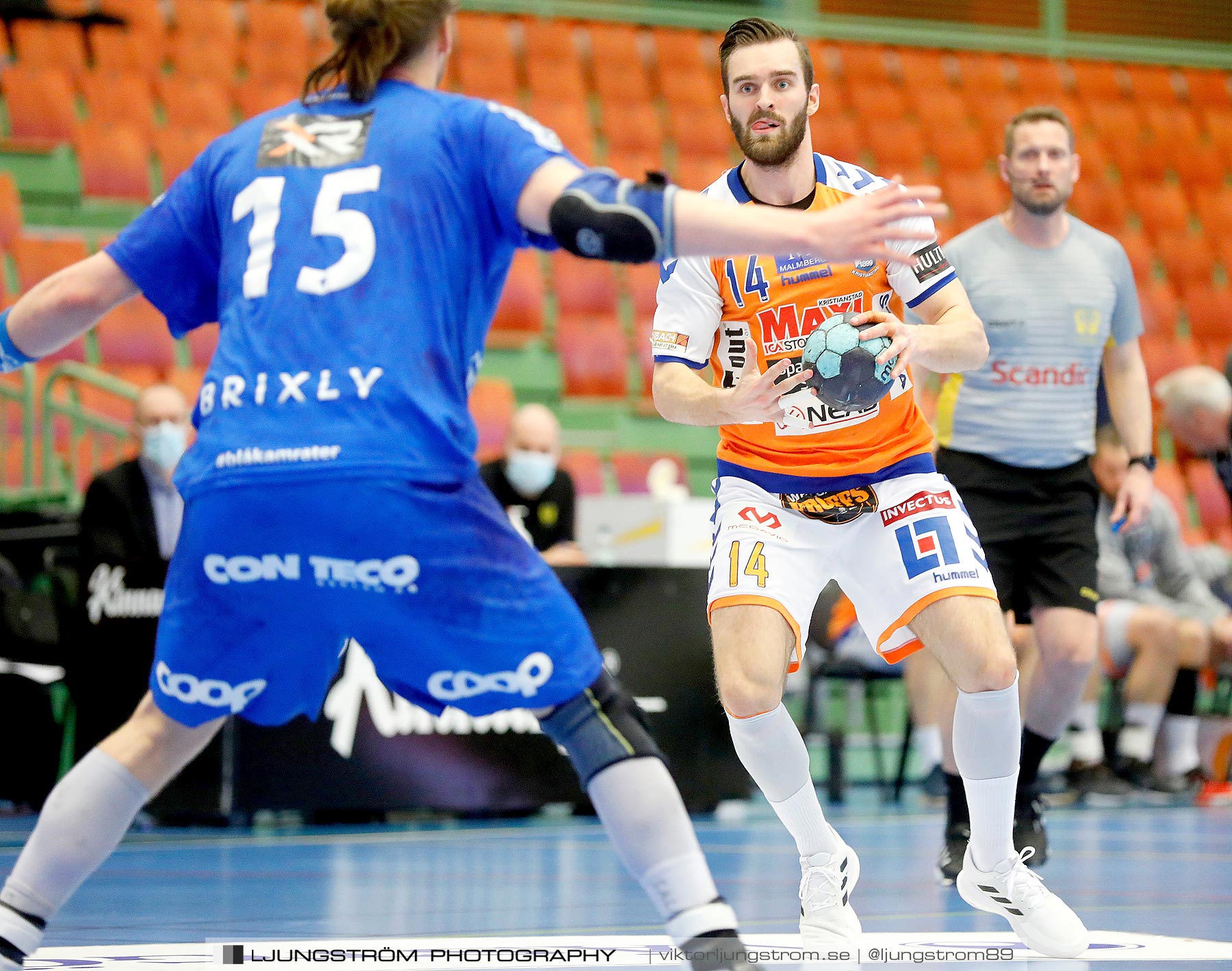 IFK Skövde HK-IFK Kristianstad 1/2-final 1 25-22,herr,Arena Skövde,Skövde,Sverige,Handboll,,2021,257898