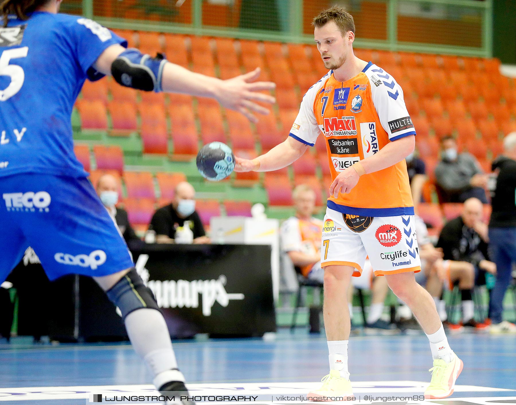 IFK Skövde HK-IFK Kristianstad 1/2-final 1 25-22,herr,Arena Skövde,Skövde,Sverige,Handboll,,2021,257917