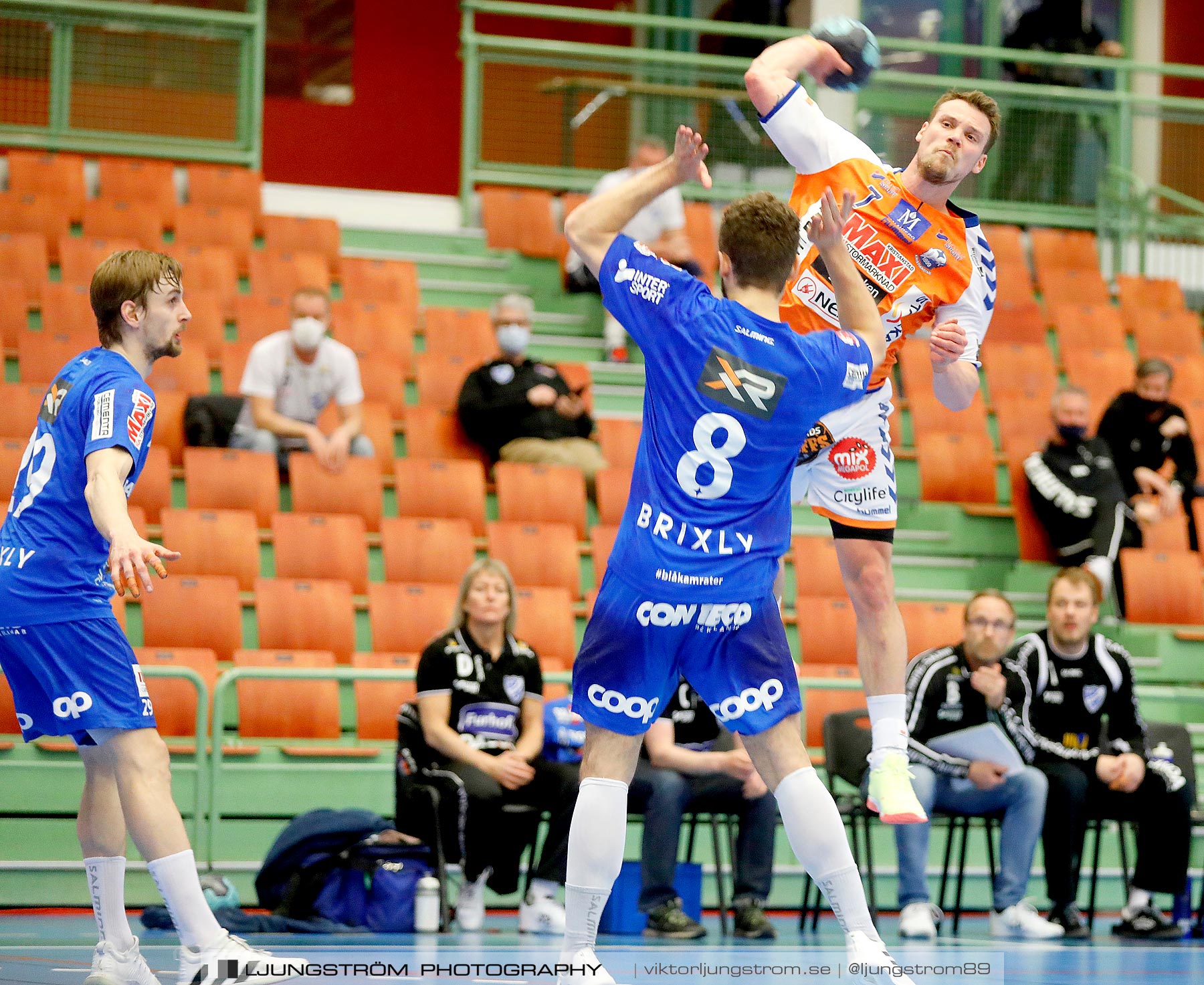 IFK Skövde HK-IFK Kristianstad 1/2-final 1 25-22,herr,Arena Skövde,Skövde,Sverige,Handboll,,2021,257926