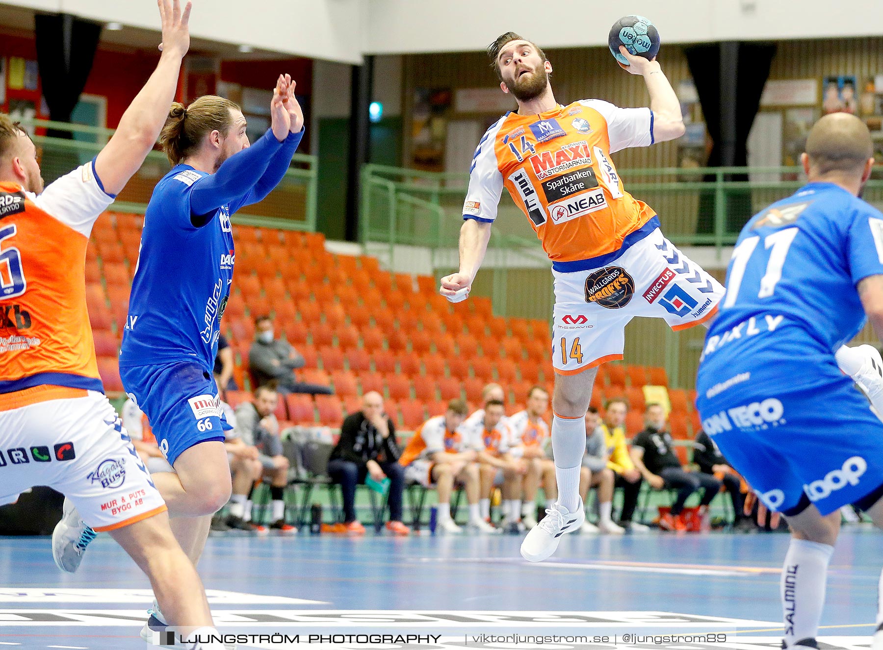 IFK Skövde HK-IFK Kristianstad 1/2-final 1 25-22,herr,Arena Skövde,Skövde,Sverige,Handboll,,2021,257932