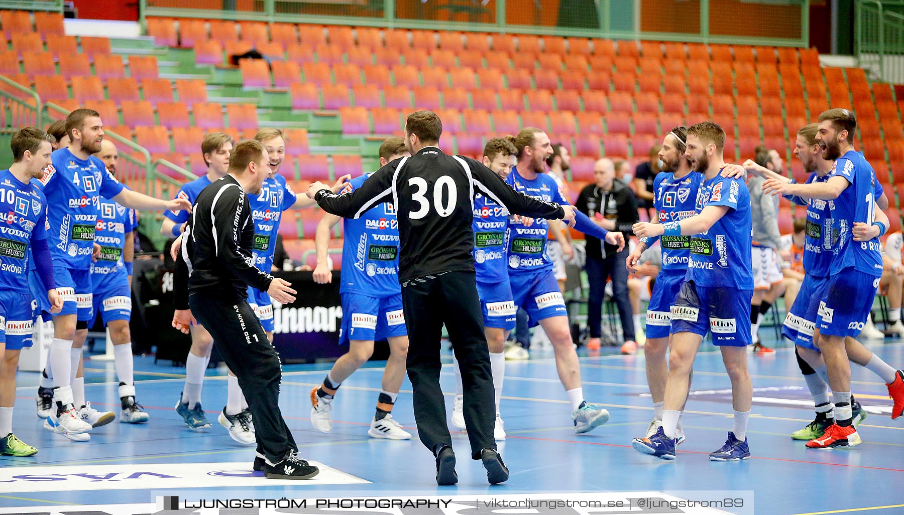 IFK Skövde HK-IFK Kristianstad 1/2-final 1 25-22,herr,Arena Skövde,Skövde,Sverige,Handboll,,2021,258003