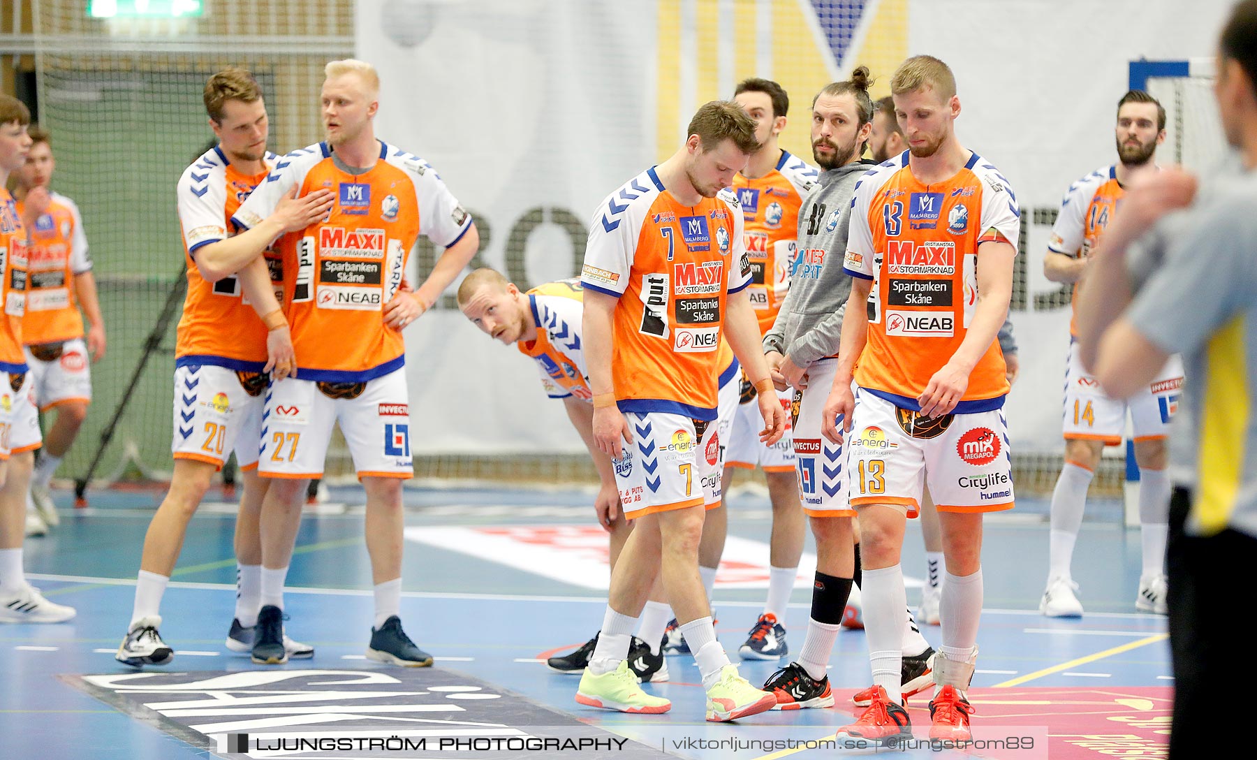 IFK Skövde HK-IFK Kristianstad 1/2-final 1 25-22,herr,Arena Skövde,Skövde,Sverige,Handboll,,2021,258012