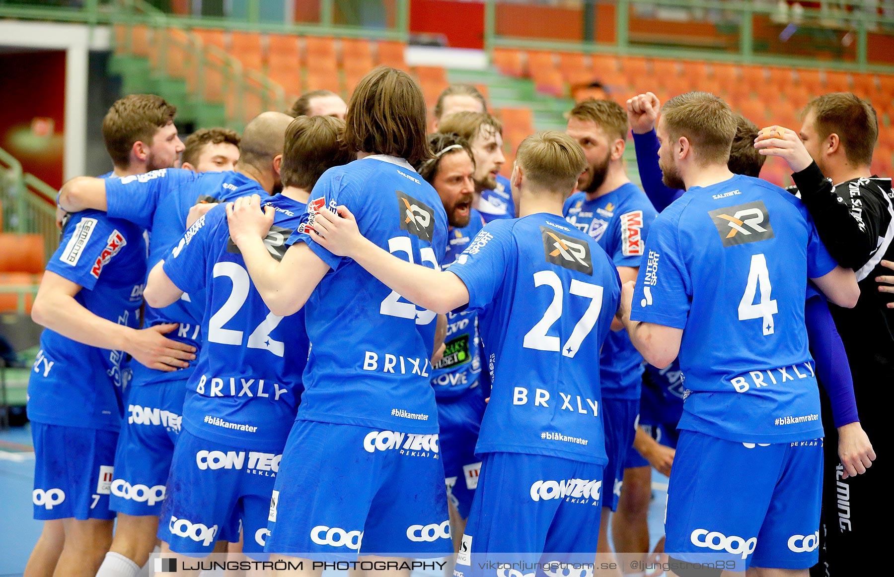 IFK Skövde HK-IFK Kristianstad 1/2-final 1 25-22,herr,Arena Skövde,Skövde,Sverige,Handboll,,2021,258015