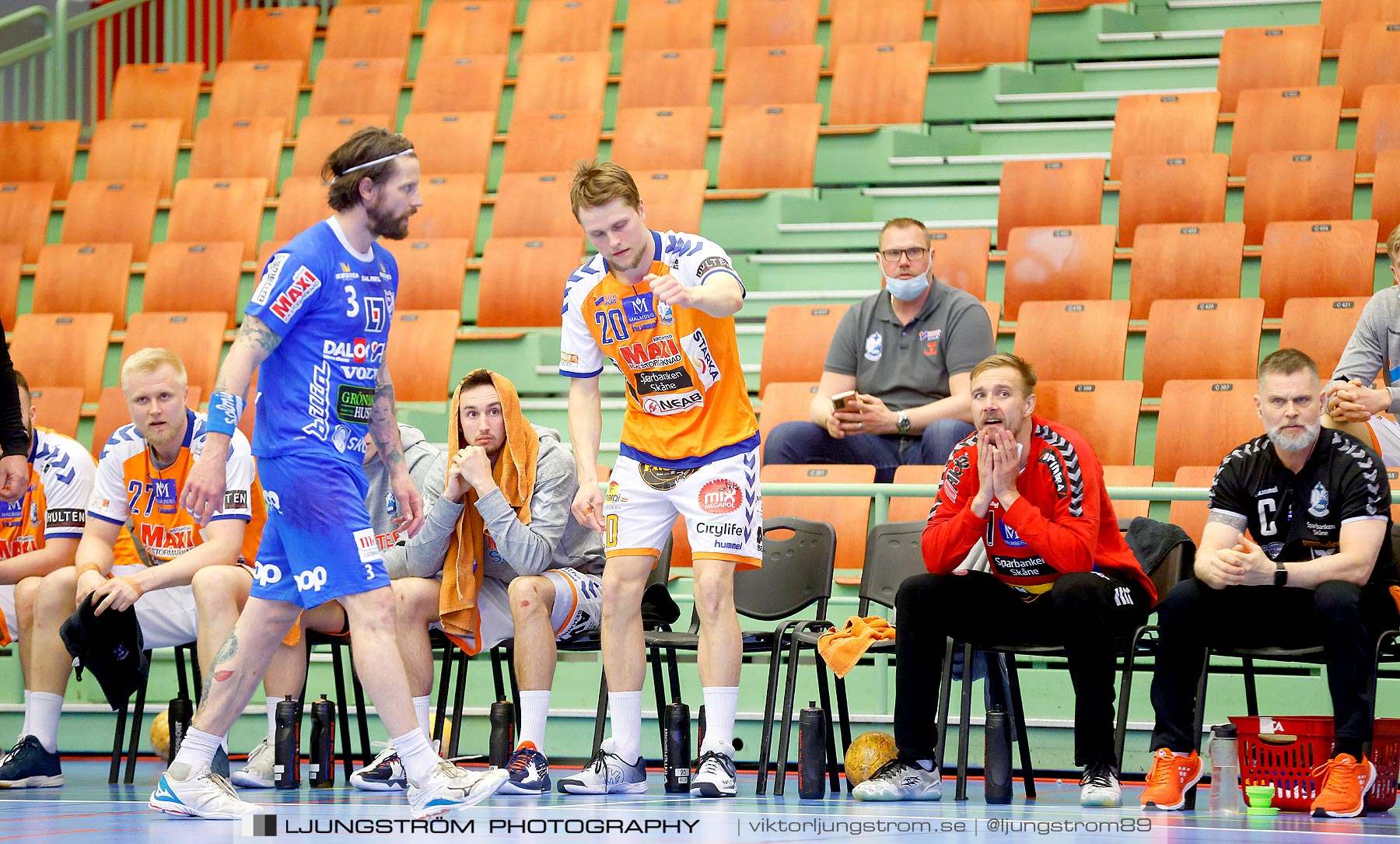 IFK Skövde HK-IFK Kristianstad 1/2-final 3 23-22,herr,Arena Skövde,Skövde,Sverige,Handboll,,2021,258248