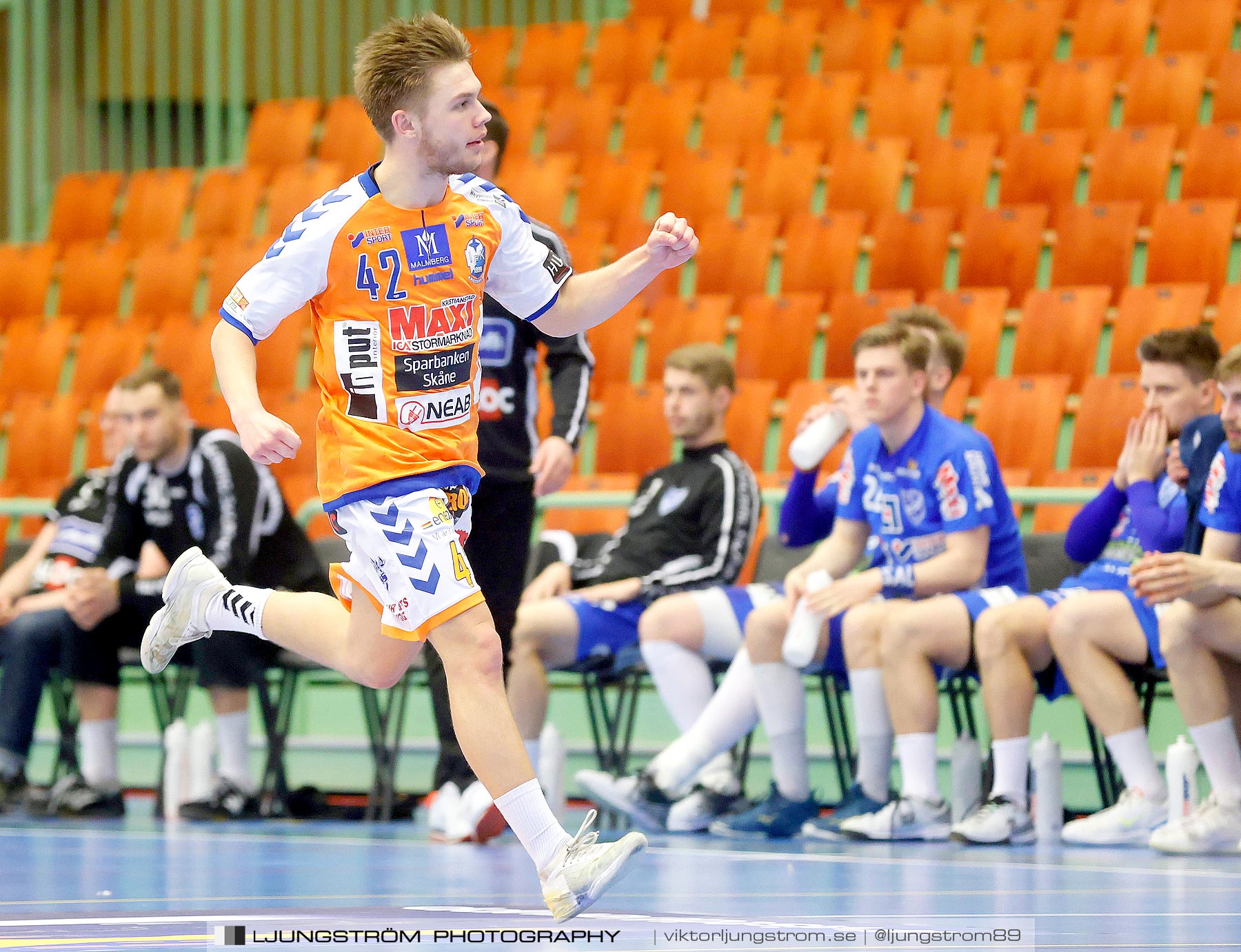 IFK Skövde HK-IFK Kristianstad 1/2-final 3 23-22,herr,Arena Skövde,Skövde,Sverige,Handboll,,2021,258255