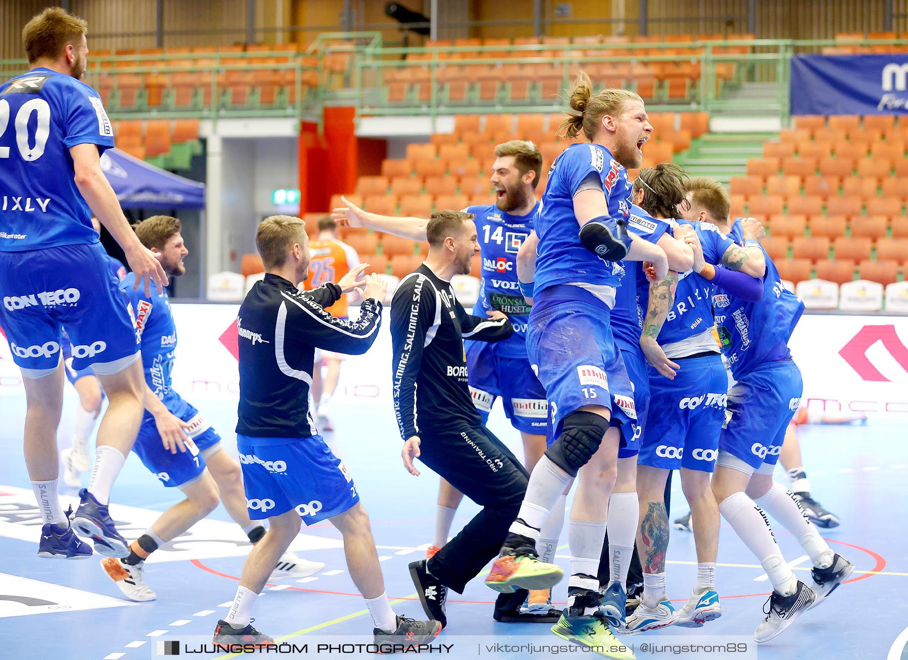 IFK Skövde HK-IFK Kristianstad 1/2-final 3 23-22,herr,Arena Skövde,Skövde,Sverige,Handboll,,2021,258291