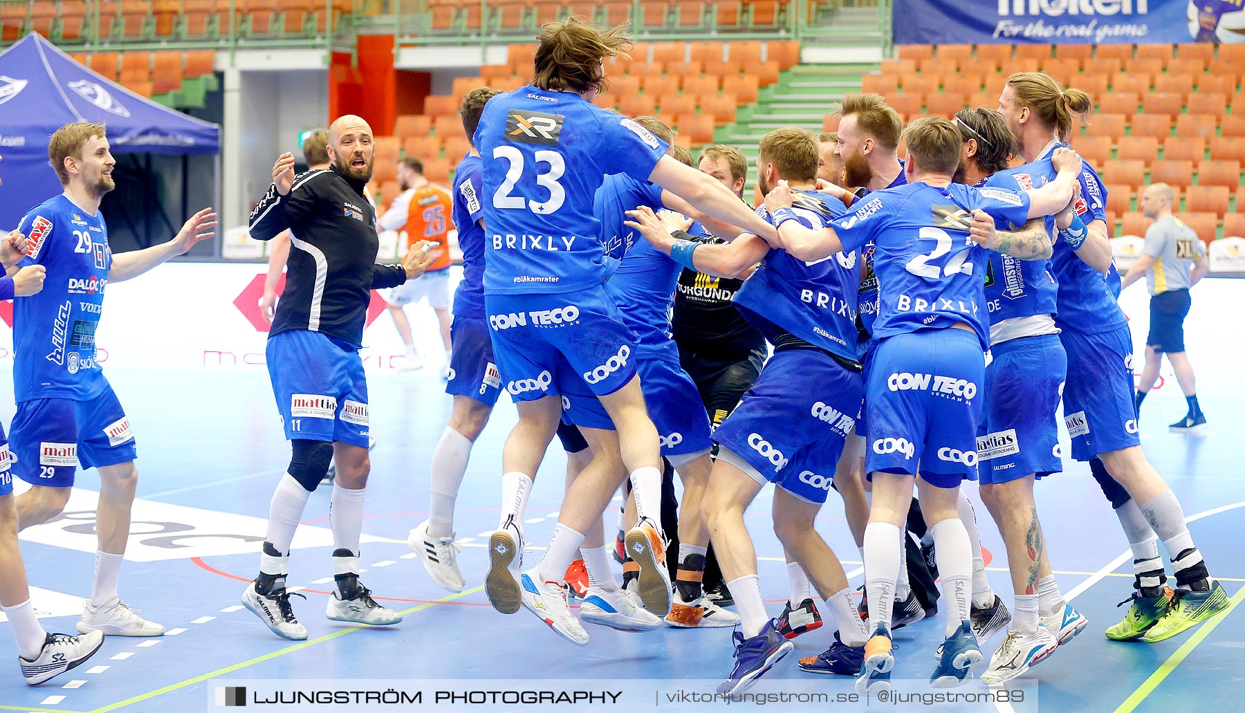 IFK Skövde HK-IFK Kristianstad 1/2-final 3 23-22,herr,Arena Skövde,Skövde,Sverige,Handboll,,2021,258297