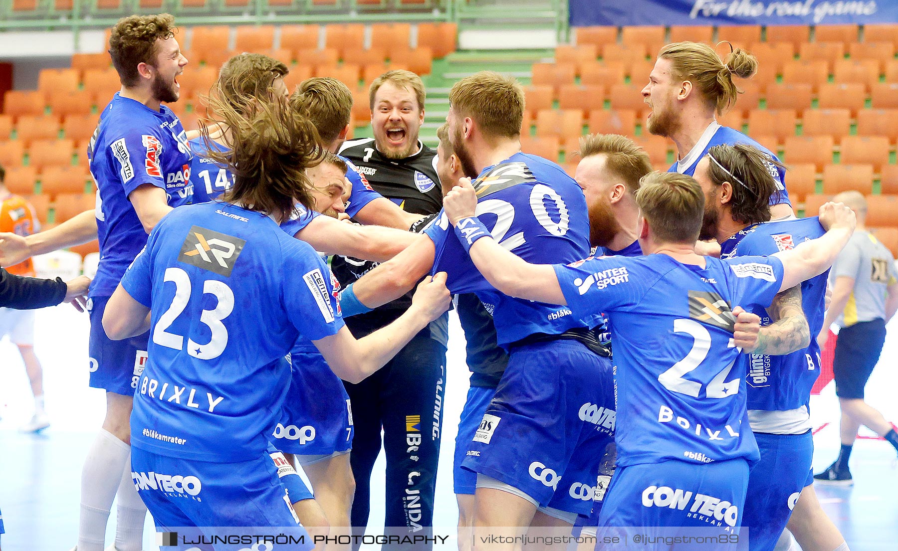 IFK Skövde HK-IFK Kristianstad 1/2-final 3 23-22,herr,Arena Skövde,Skövde,Sverige,Handboll,,2021,258298