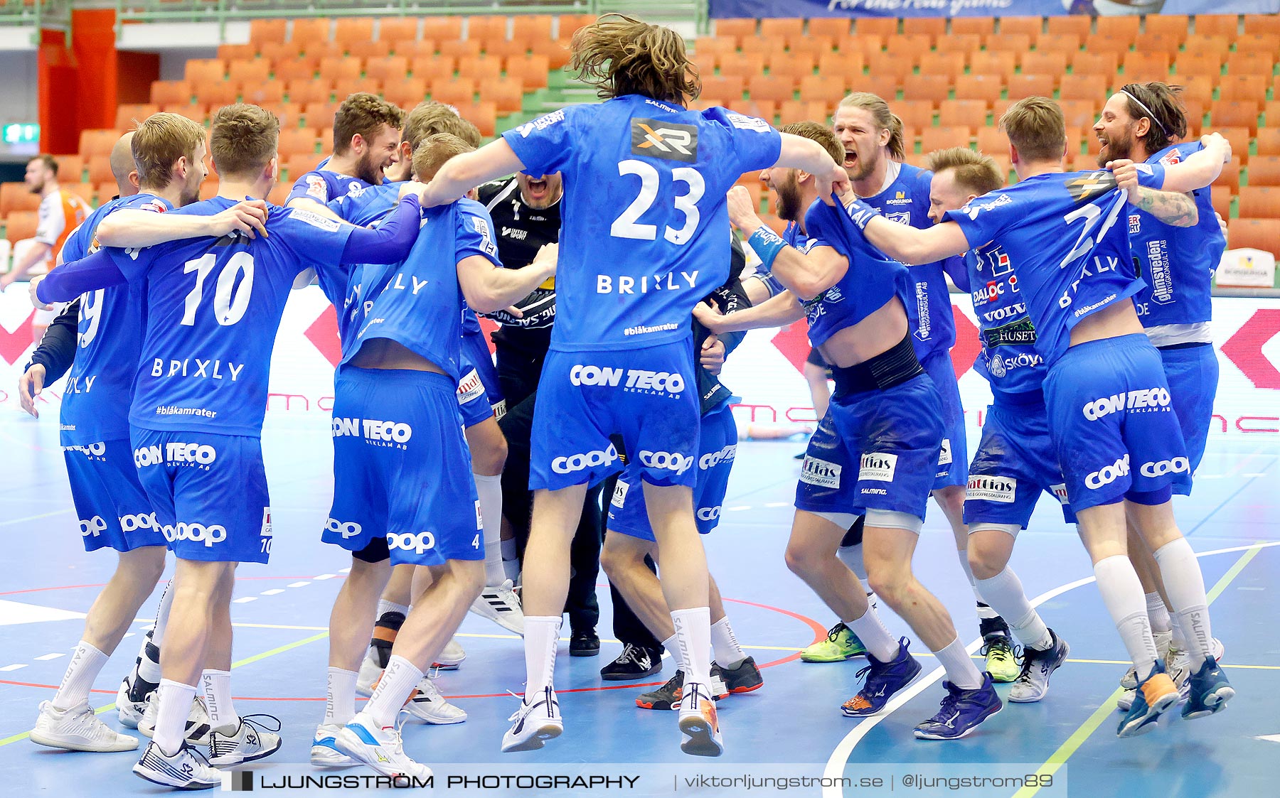 IFK Skövde HK-IFK Kristianstad 1/2-final 3 23-22,herr,Arena Skövde,Skövde,Sverige,Handboll,,2021,258299