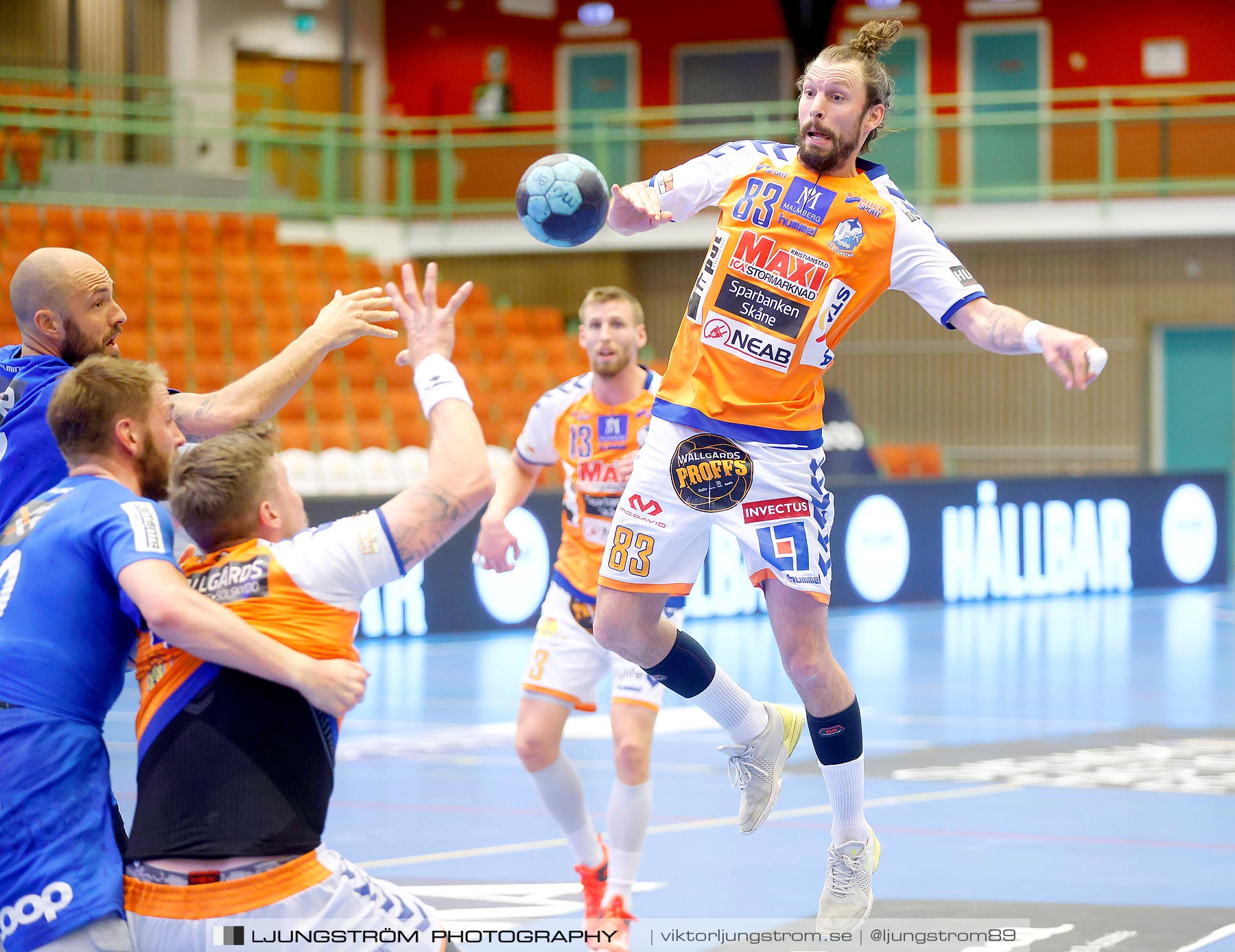 IFK Skövde HK-IFK Kristianstad 1/2-final 3 23-22,herr,Arena Skövde,Skövde,Sverige,Handboll,,2021,258396