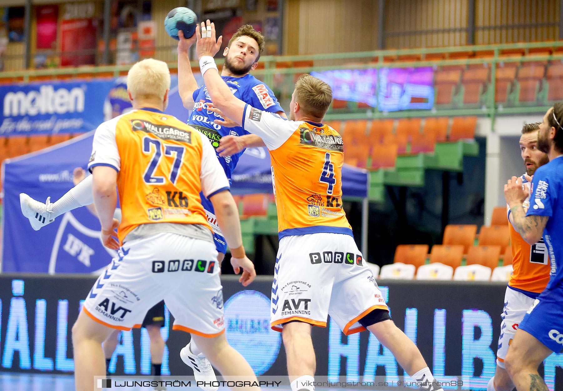 IFK Skövde HK-IFK Kristianstad 1/2-final 3 23-22,herr,Arena Skövde,Skövde,Sverige,Handboll,,2021,258415