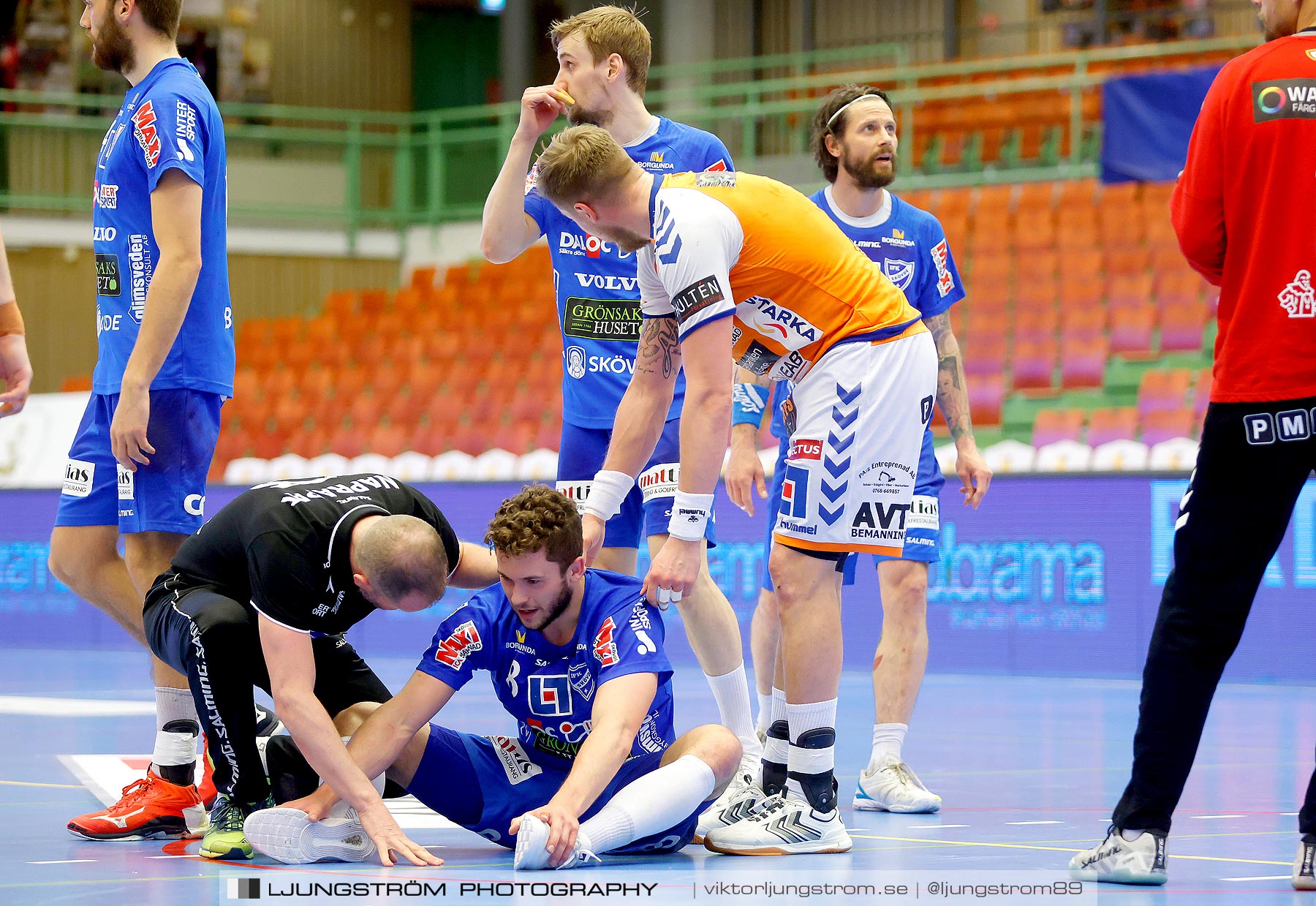 IFK Skövde HK-IFK Kristianstad 1/2-final 3 23-22,herr,Arena Skövde,Skövde,Sverige,Handboll,,2021,258418