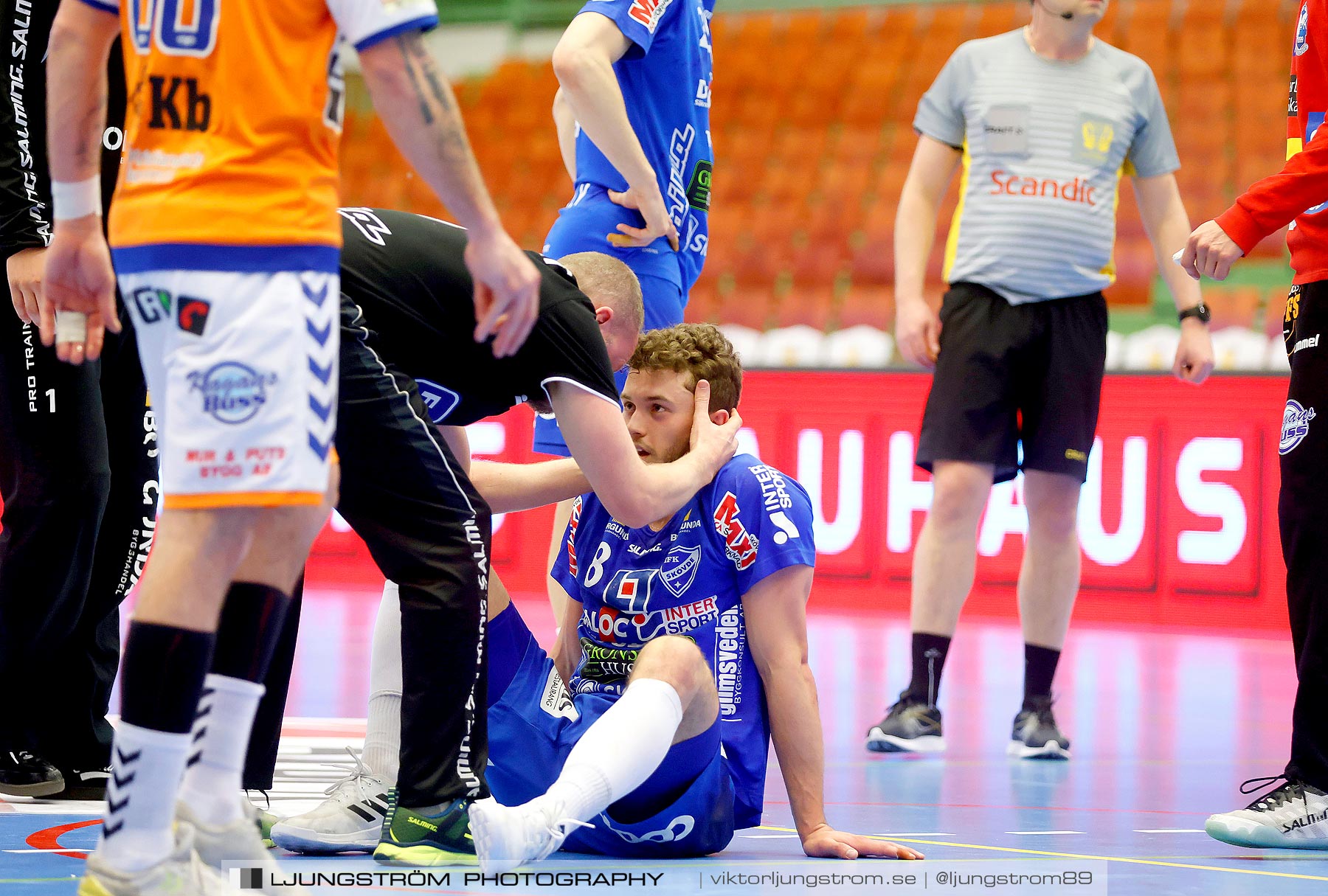 IFK Skövde HK-IFK Kristianstad 1/2-final 3 23-22,herr,Arena Skövde,Skövde,Sverige,Handboll,,2021,258421