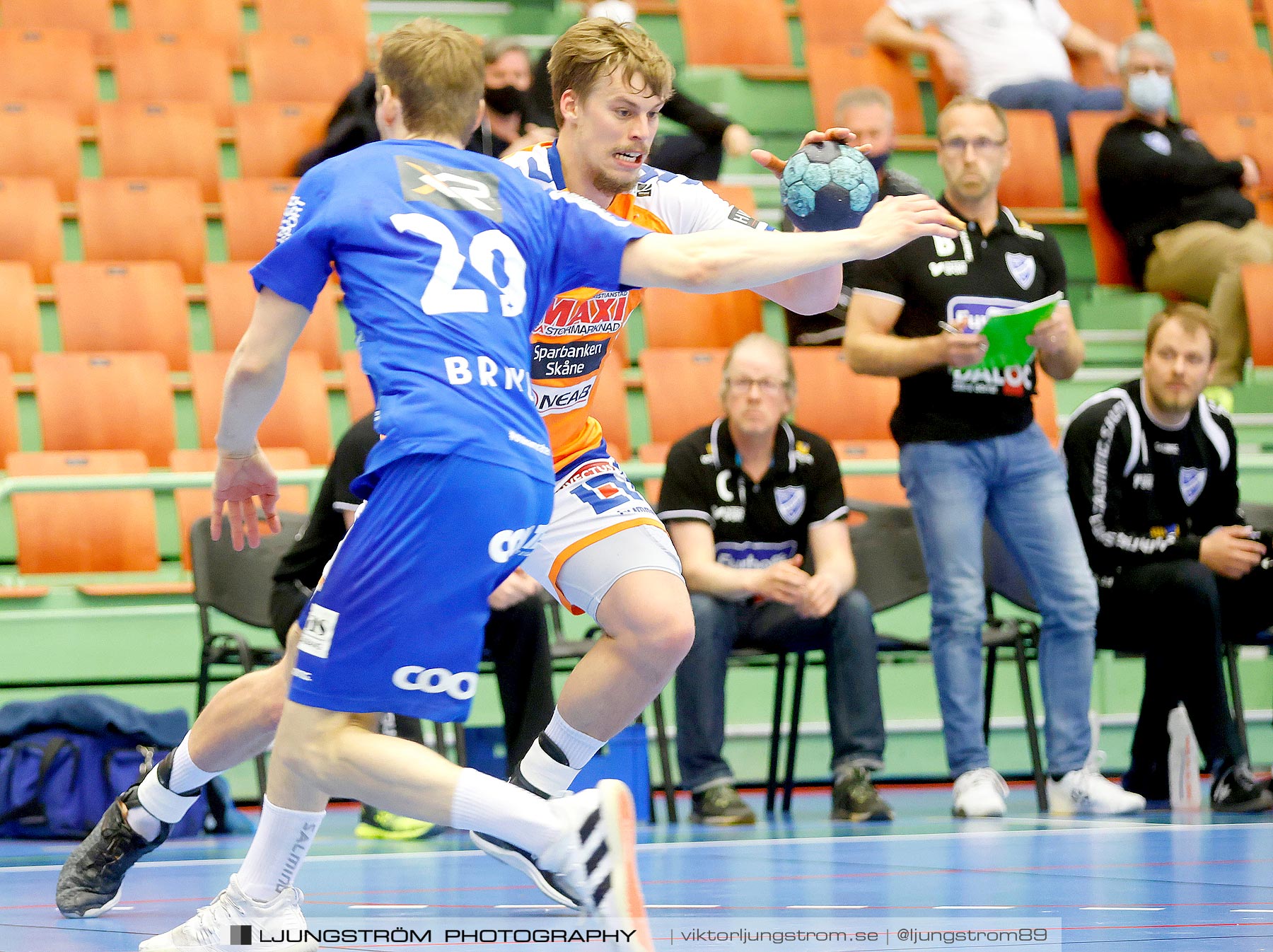 IFK Skövde HK-IFK Kristianstad 1/2-final 3 23-22,herr,Arena Skövde,Skövde,Sverige,Handboll,,2021,258456