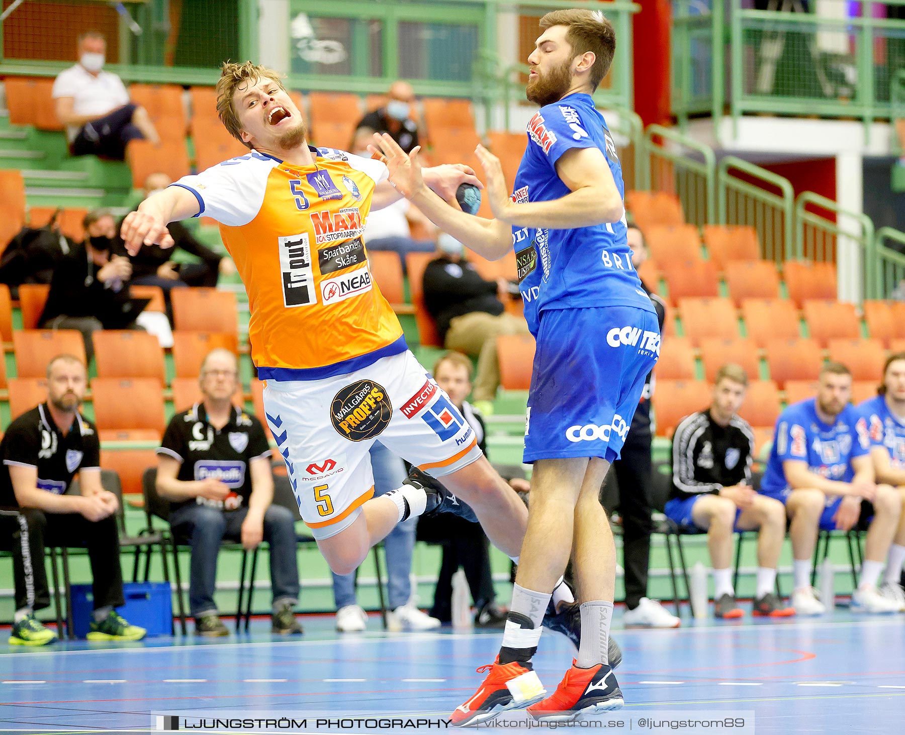 IFK Skövde HK-IFK Kristianstad 1/2-final 3 23-22,herr,Arena Skövde,Skövde,Sverige,Handboll,,2021,258457