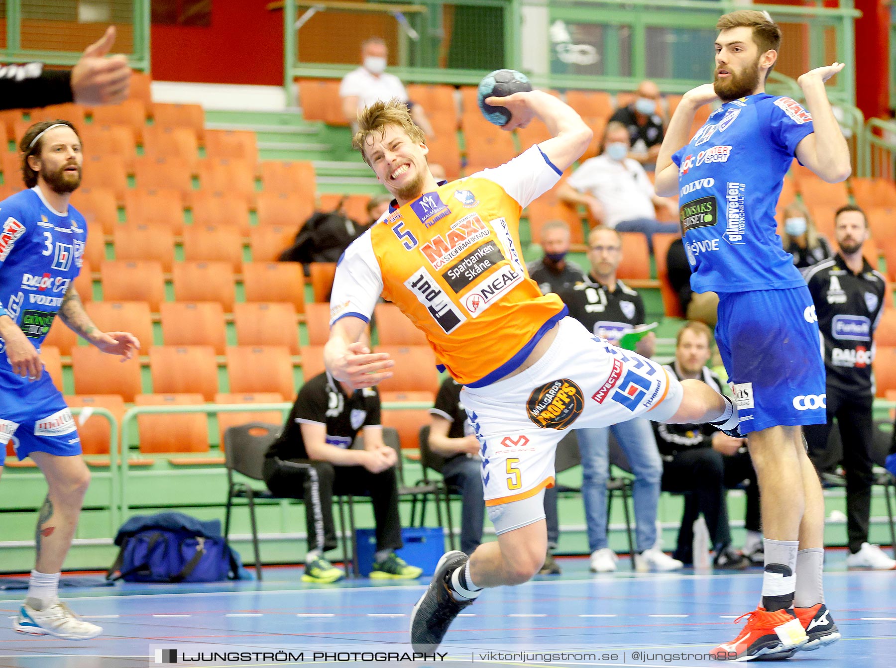 IFK Skövde HK-IFK Kristianstad 1/2-final 3 23-22,herr,Arena Skövde,Skövde,Sverige,Handboll,,2021,258459