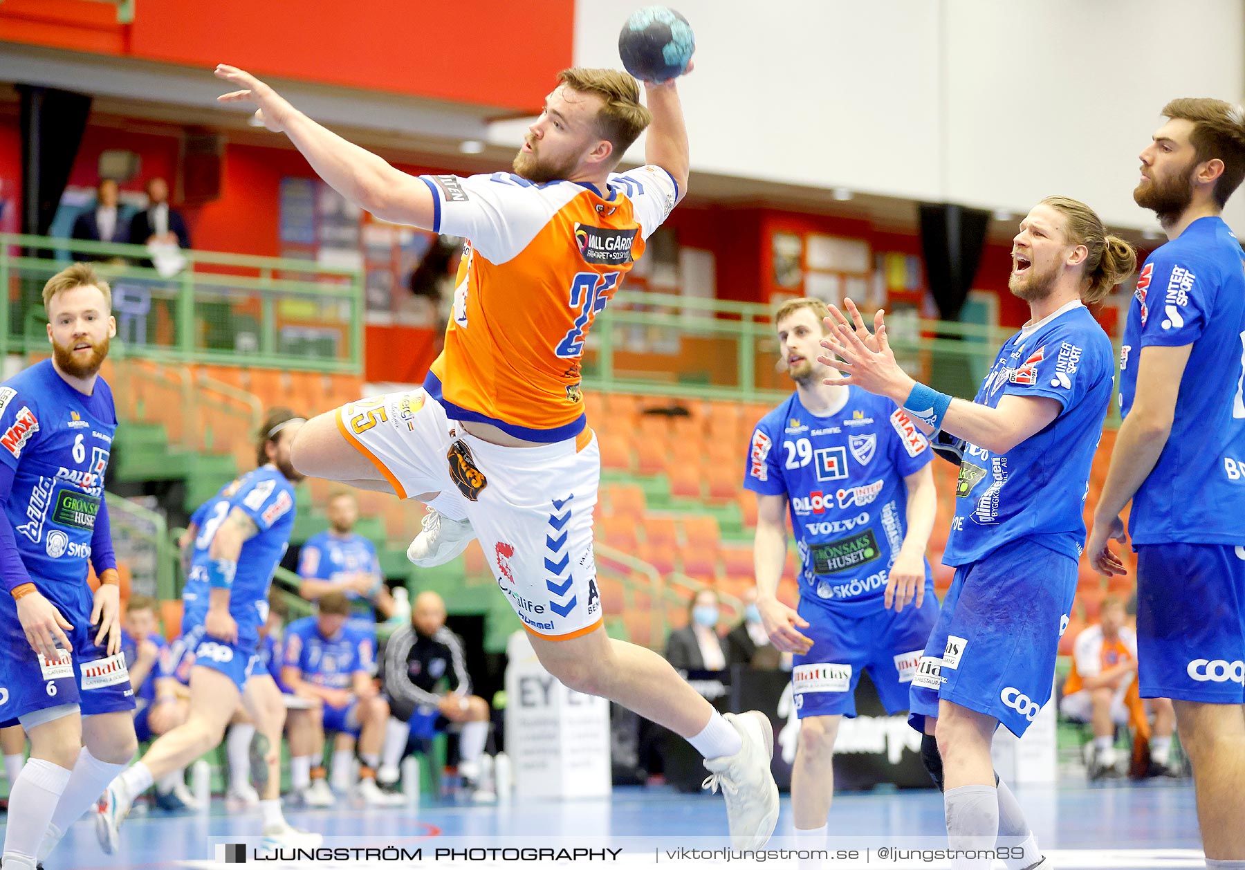 IFK Skövde HK-IFK Kristianstad 1/2-final 3 23-22,herr,Arena Skövde,Skövde,Sverige,Handboll,,2021,258467