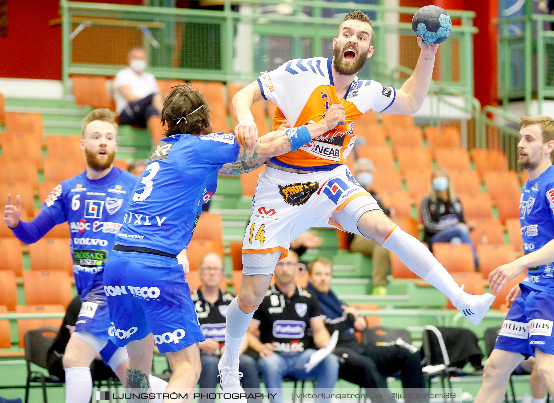 IFK Skövde HK-IFK Kristianstad 1/2-final 3 23-22,herr,Arena Skövde,Skövde,Sverige,Handboll,,2021,258468