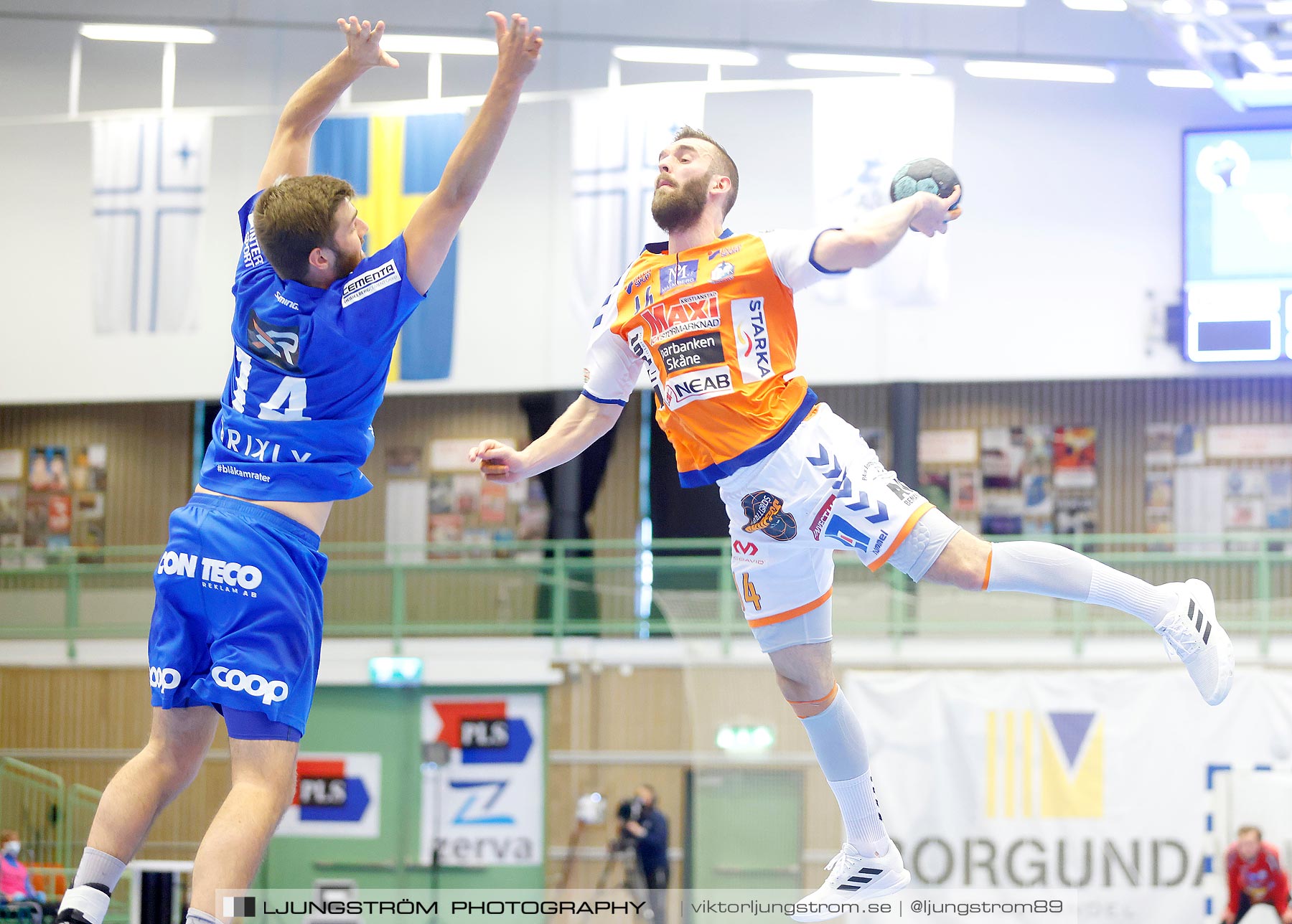 IFK Skövde HK-IFK Kristianstad 1/2-final 3 23-22,herr,Arena Skövde,Skövde,Sverige,Handboll,,2021,258471