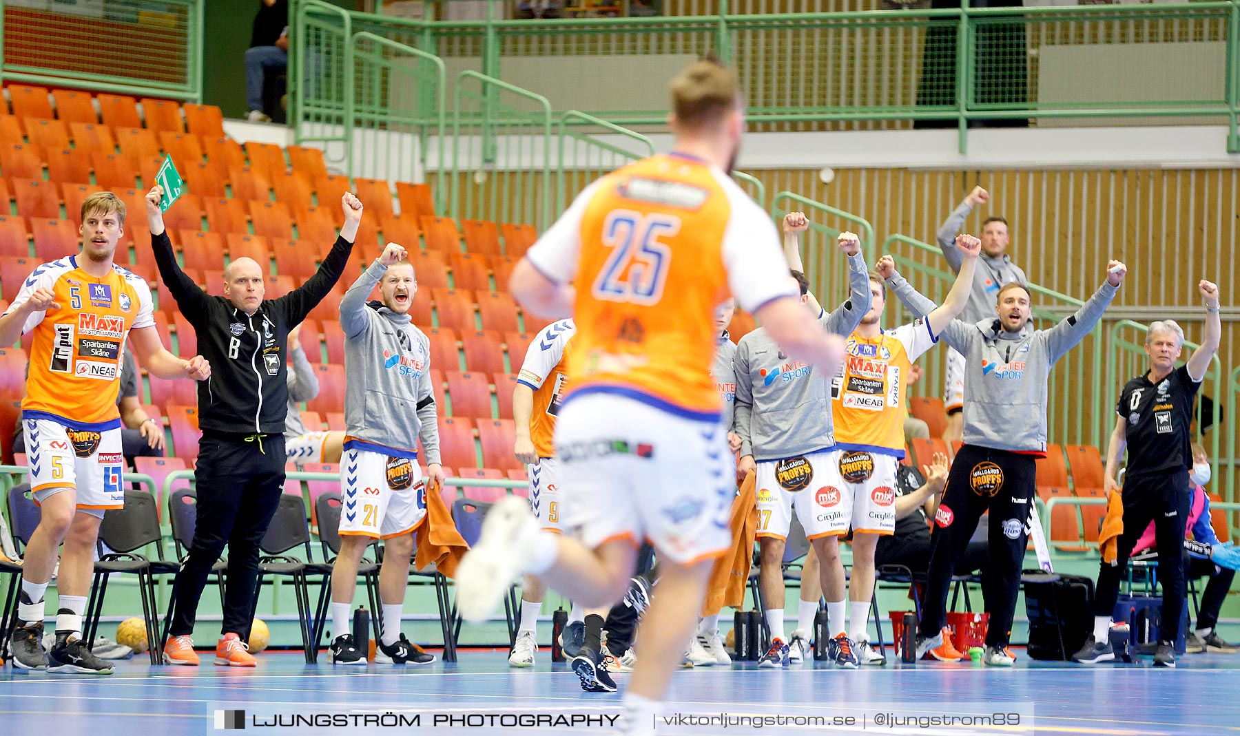 IFK Skövde HK-IFK Kristianstad 1/2-final 3 23-22,herr,Arena Skövde,Skövde,Sverige,Handboll,,2021,258477