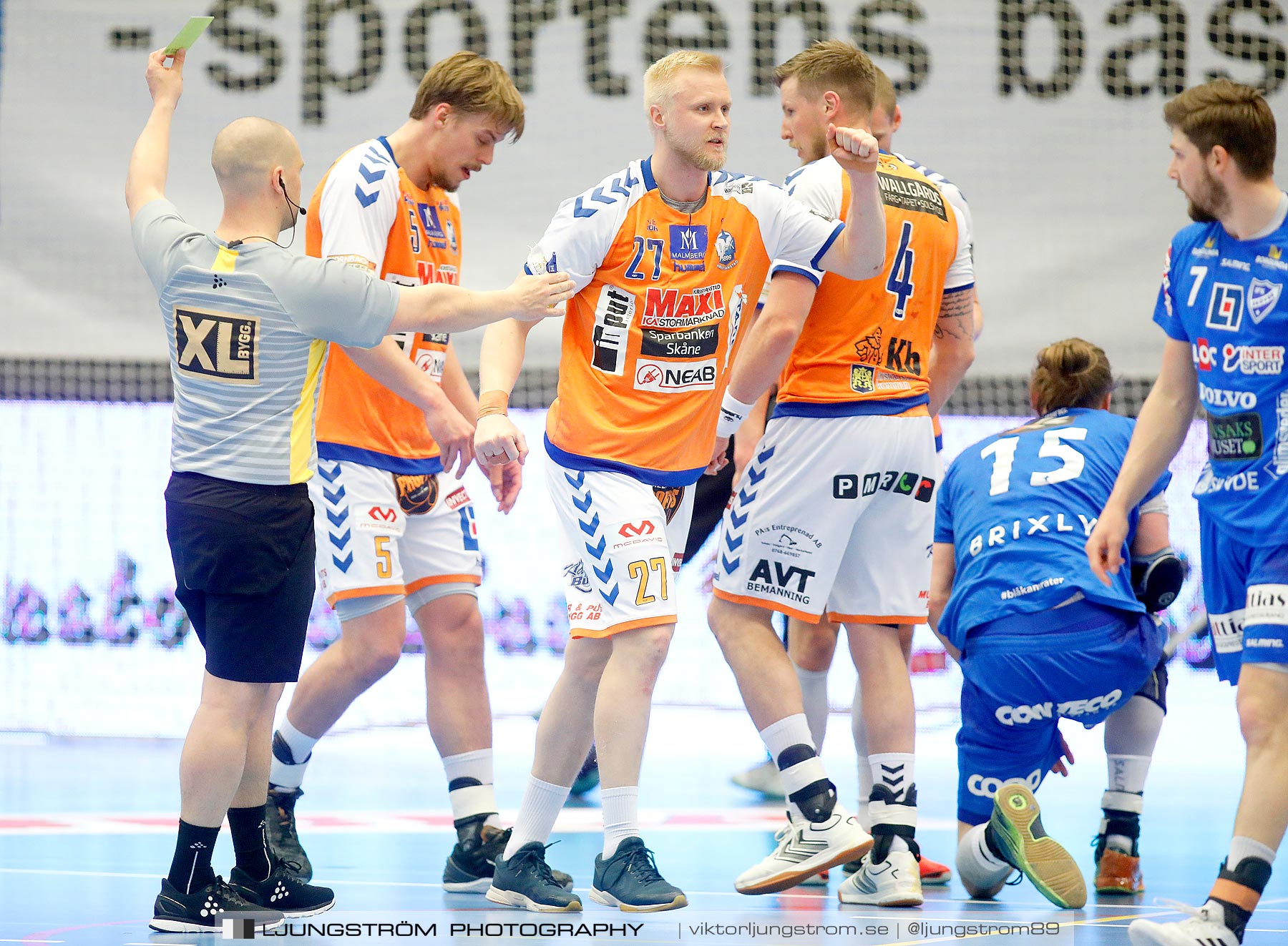 IFK Skövde HK-IFK Kristianstad 1/2-final 3 23-22,herr,Arena Skövde,Skövde,Sverige,Handboll,,2021,258518