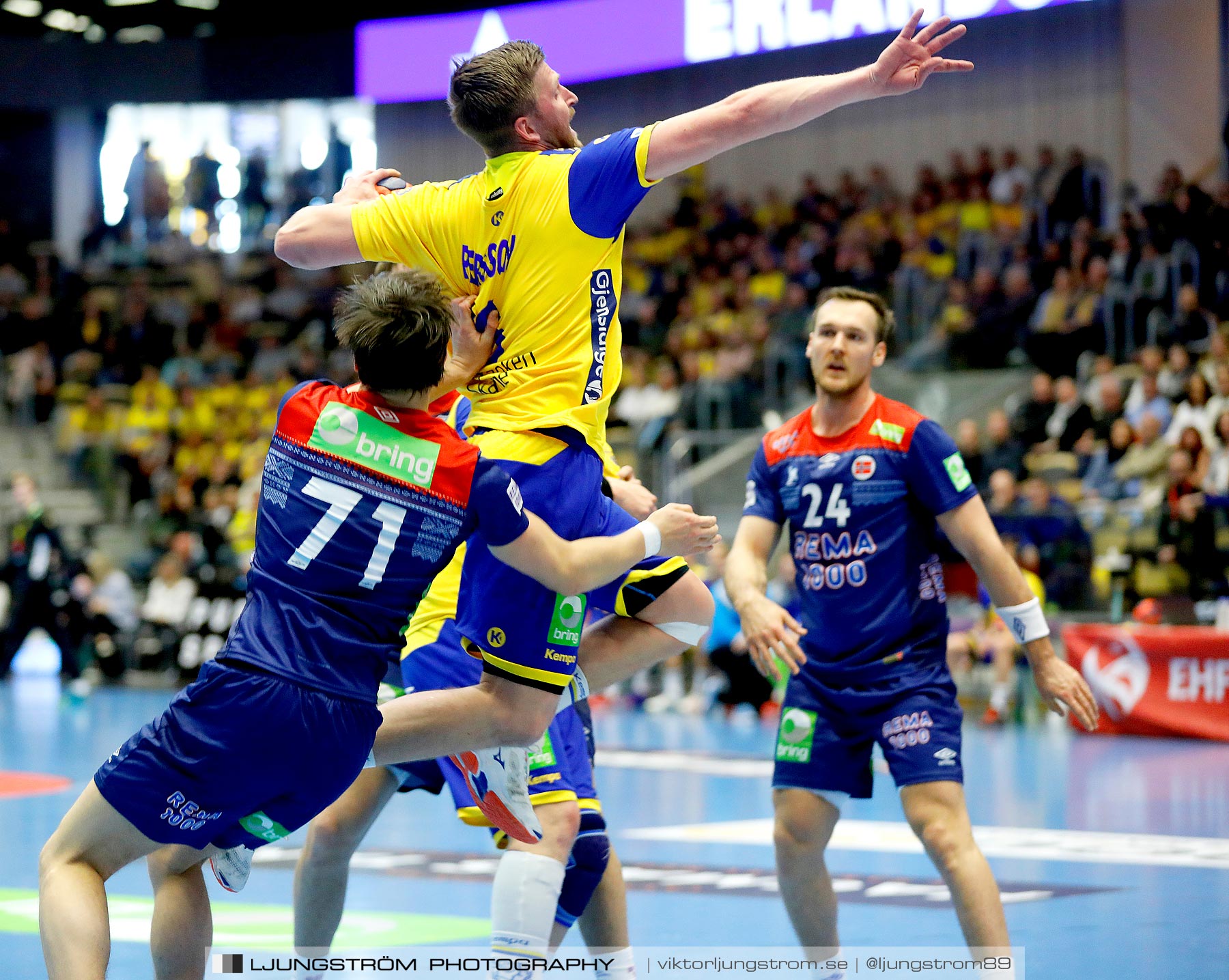 Landskamp Sverige-Norge 27-33,herr,Partille Arena,Partille,Sverige,Handboll,,2019,258682