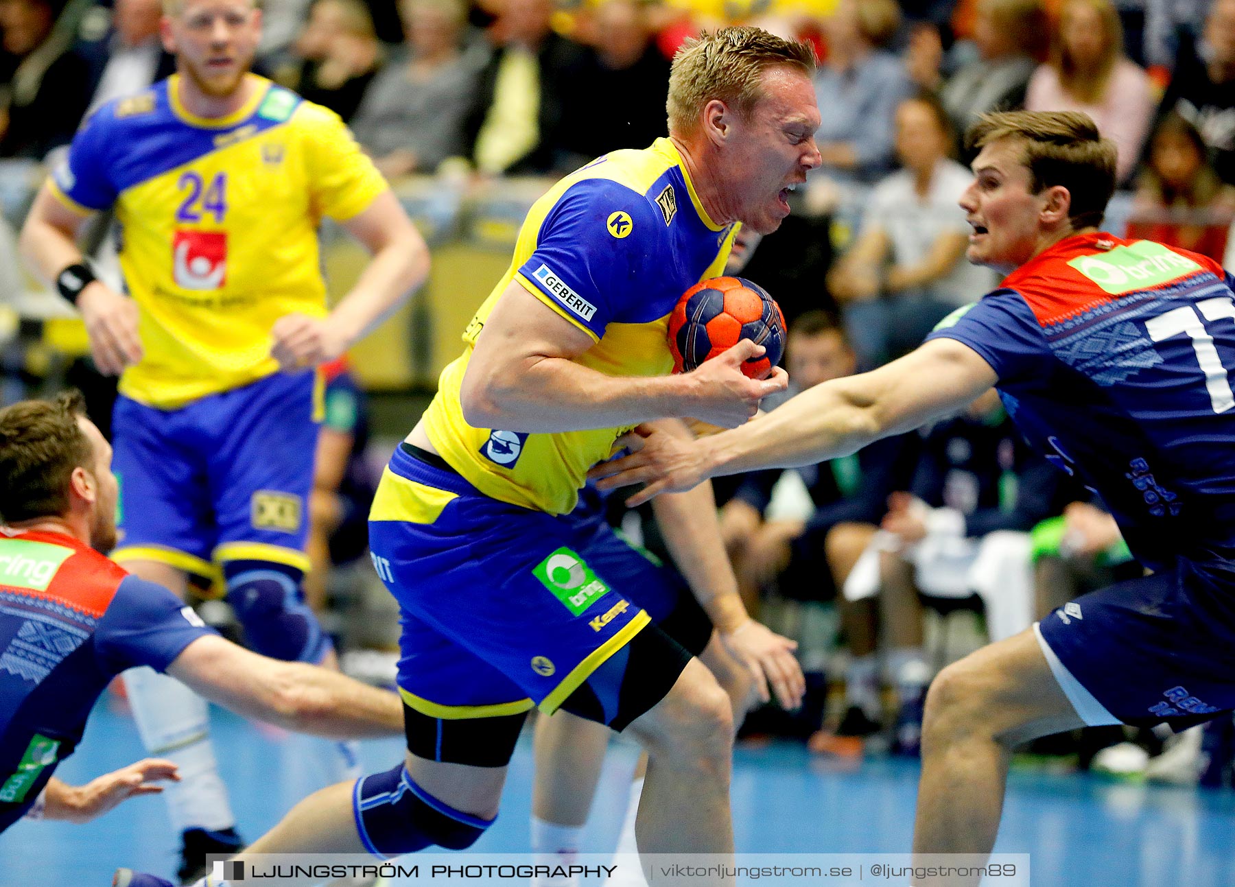 Landskamp Sverige-Norge 27-33,herr,Partille Arena,Partille,Sverige,Handboll,,2019,258689