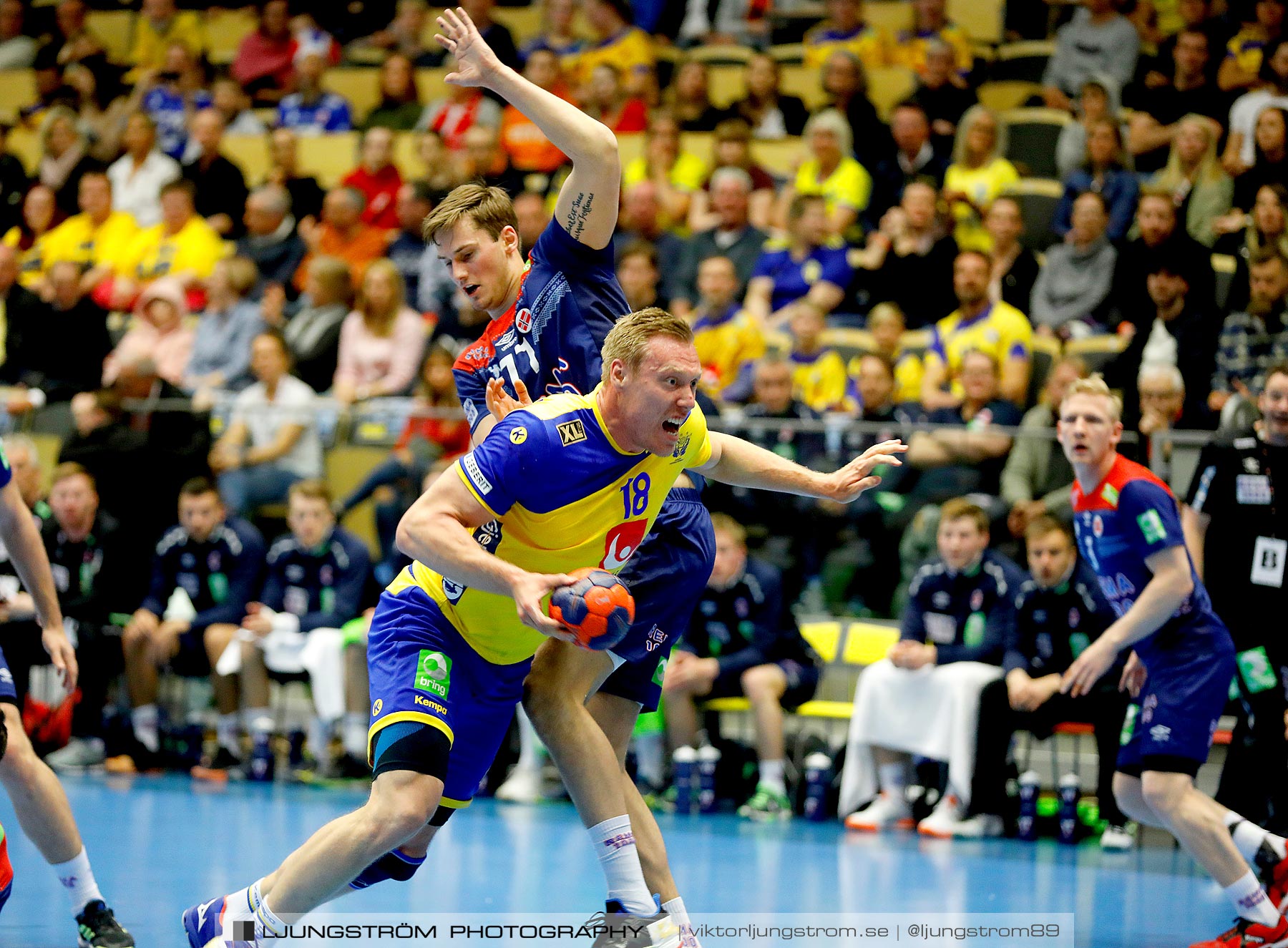 Landskamp Sverige-Norge 27-33,herr,Partille Arena,Partille,Sverige,Handboll,,2019,258690