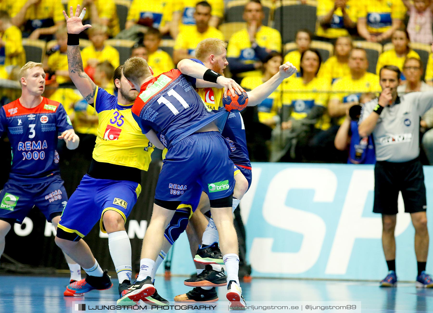 Landskamp Sverige-Norge 27-33,herr,Partille Arena,Partille,Sverige,Handboll,,2019,258738