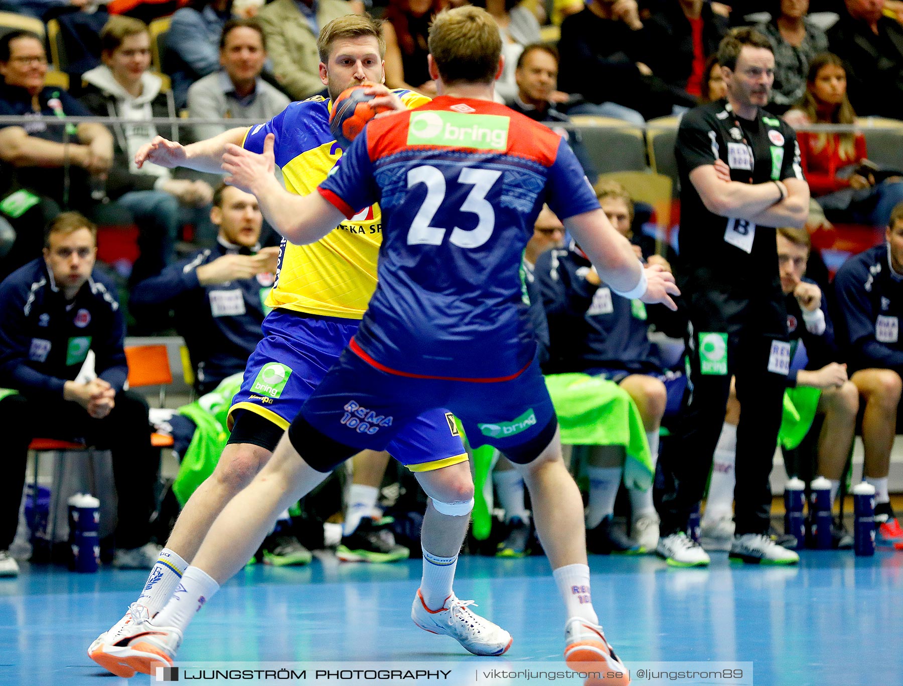 Landskamp Sverige-Norge 27-33,herr,Partille Arena,Partille,Sverige,Handboll,,2019,258770