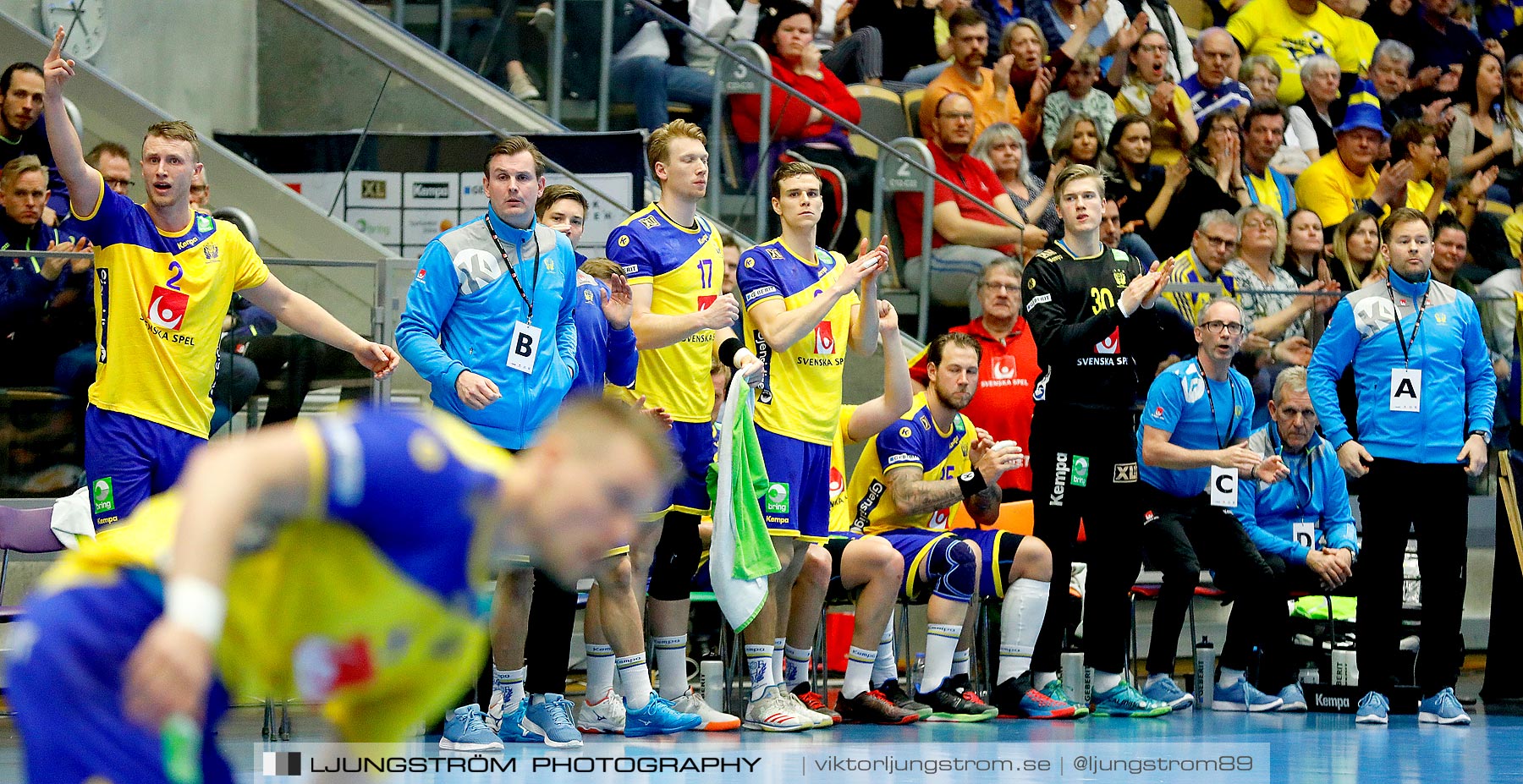 Landskamp Sverige-Norge 27-33,herr,Partille Arena,Partille,Sverige,Handboll,,2019,258813