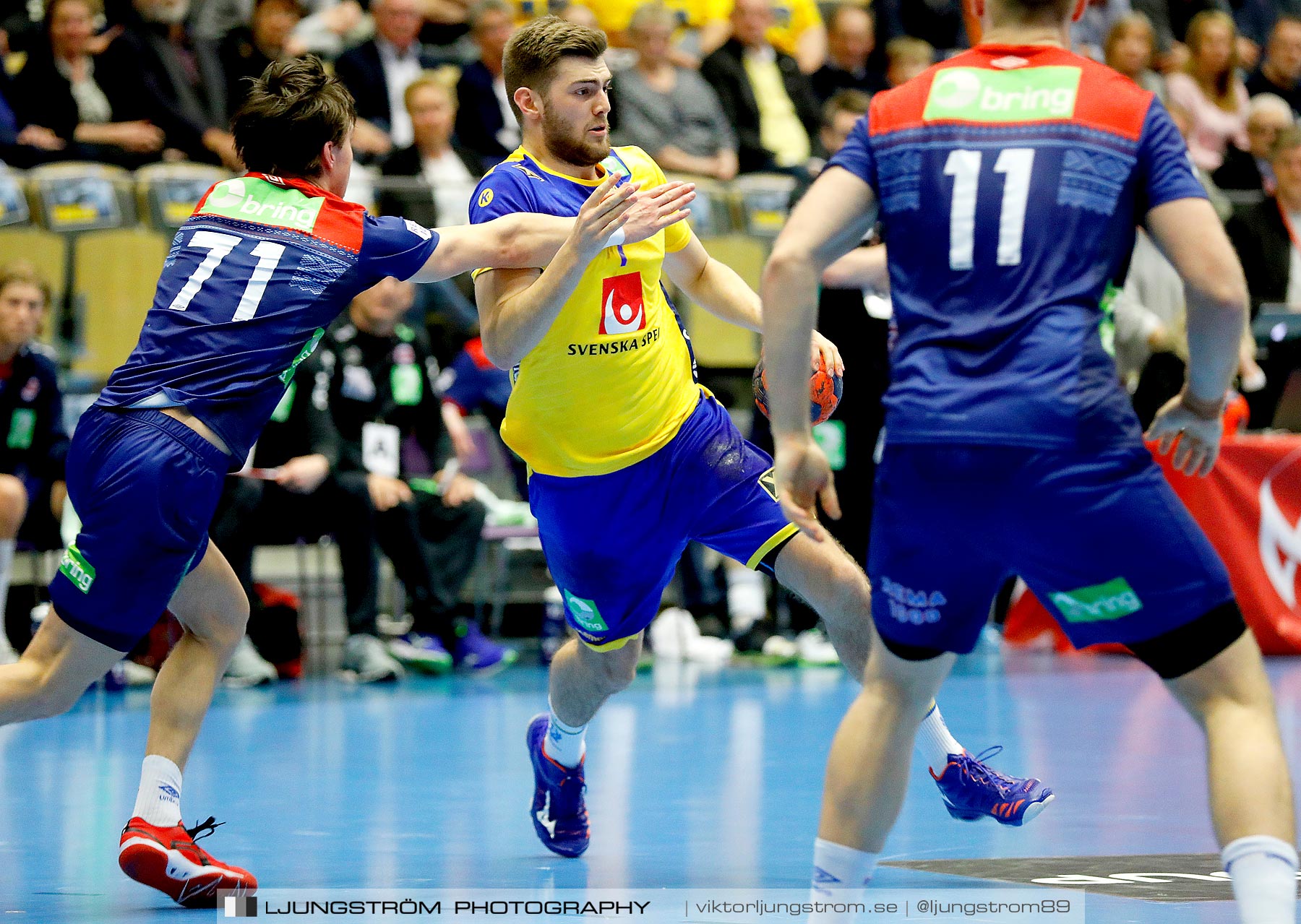 Landskamp Sverige-Norge 27-33,herr,Partille Arena,Partille,Sverige,Handboll,,2019,258816