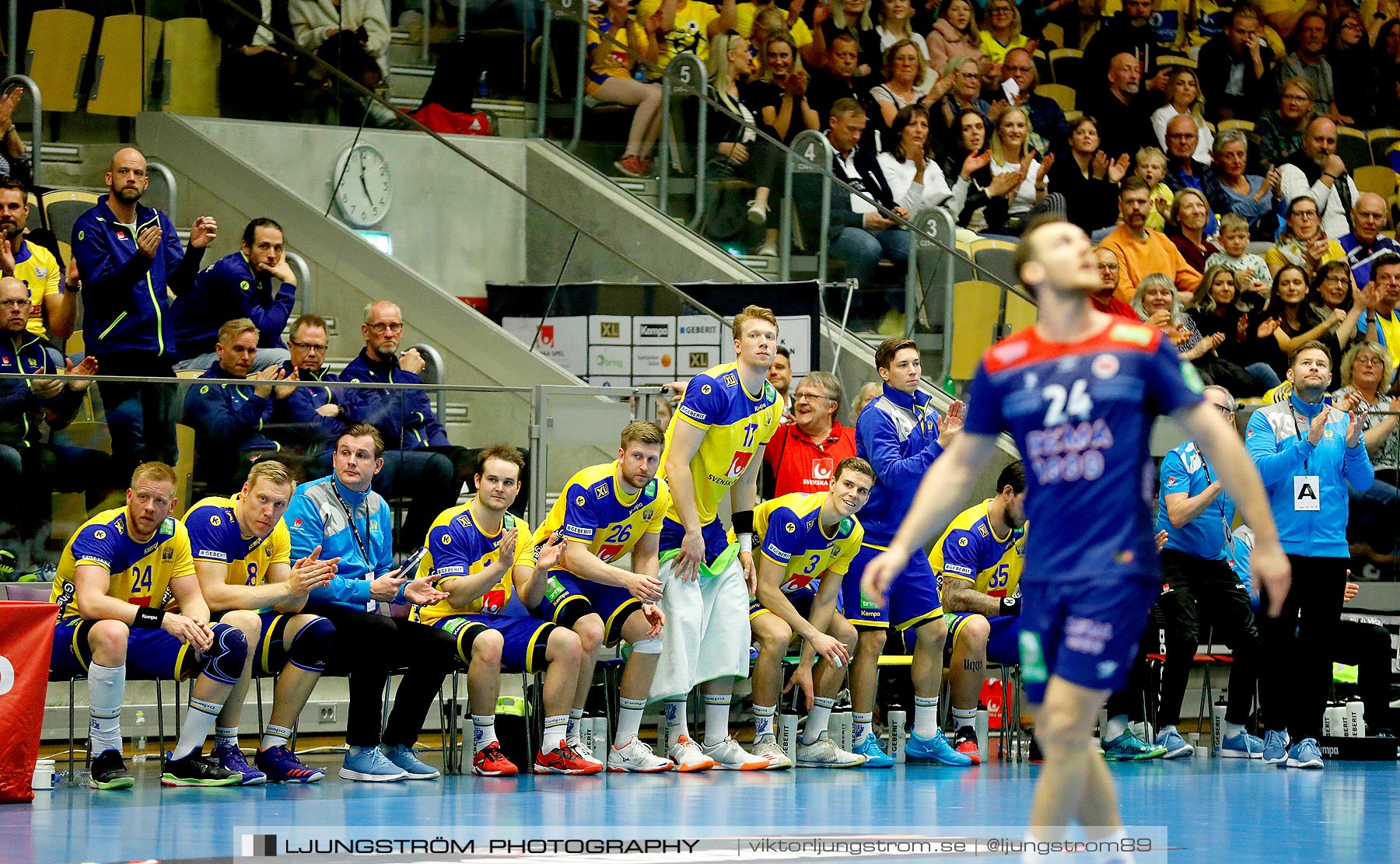 Landskamp Sverige-Norge 27-33,herr,Partille Arena,Partille,Sverige,Handboll,,2019,258854