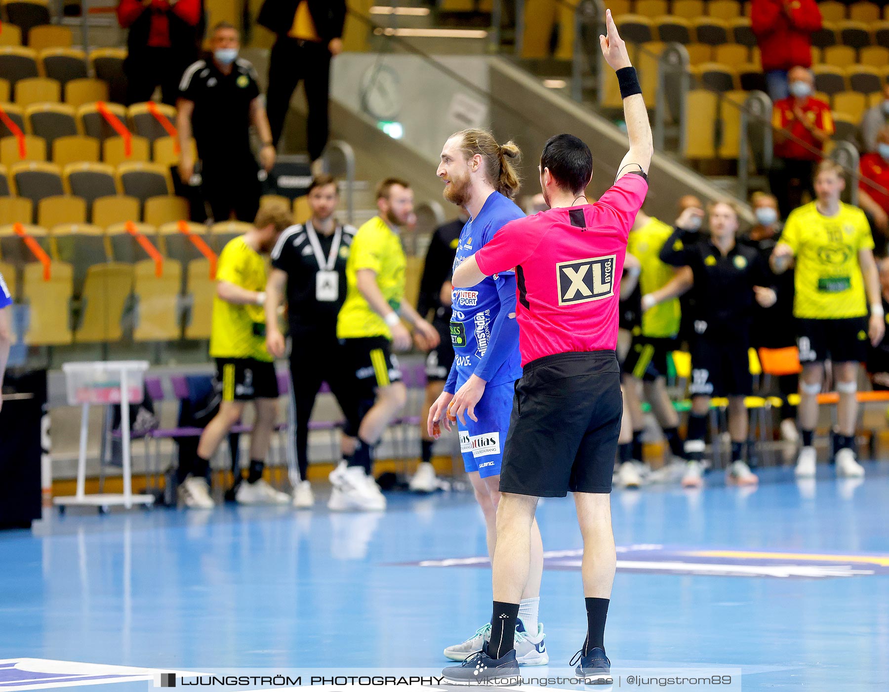 IK Sävehof-IFK Skövde HK SM-FINAL 1 38-37,herr,Partille Arena,Partille,Sverige,Handboll,,2021,260595