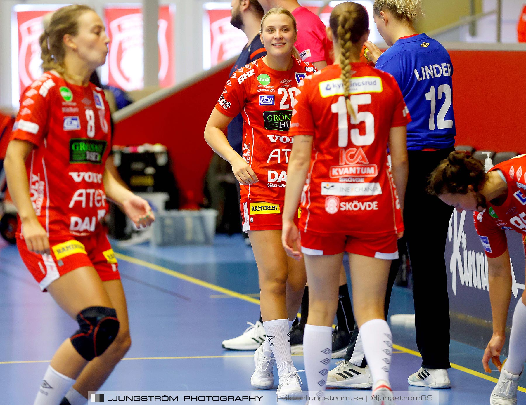 Träningsmatch Skövde HF-IF Hallby HK 38-32,dam,Skövde Idrottshall,Skövde,Sverige,Handboll,,2021,263675