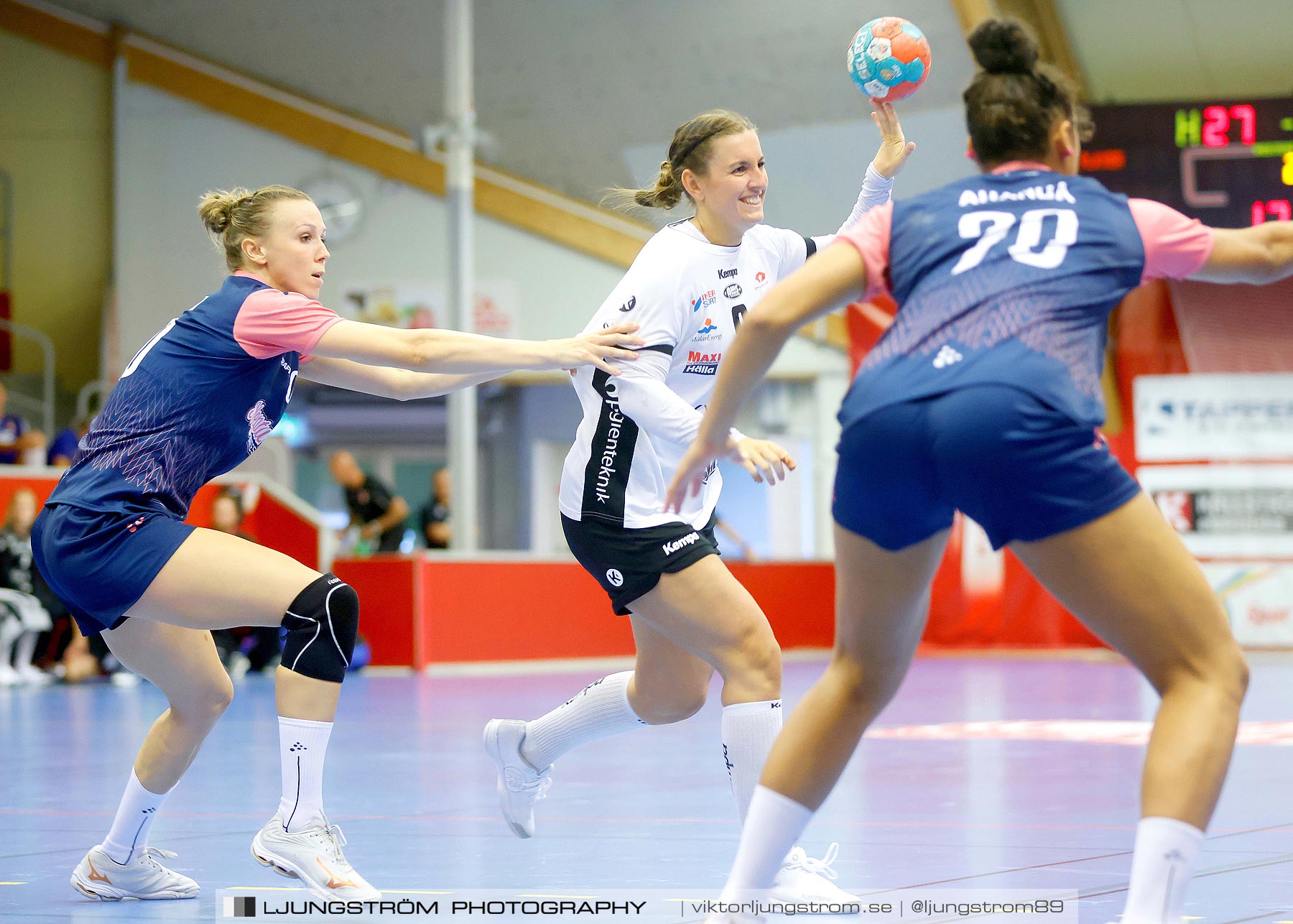 Annliz Cup Superelit Neptunes de Nantes-VästeråsIrsta HF 35-39,dam,Skövde Idrottshall,Skövde,Sverige,Handboll,,2021,264460