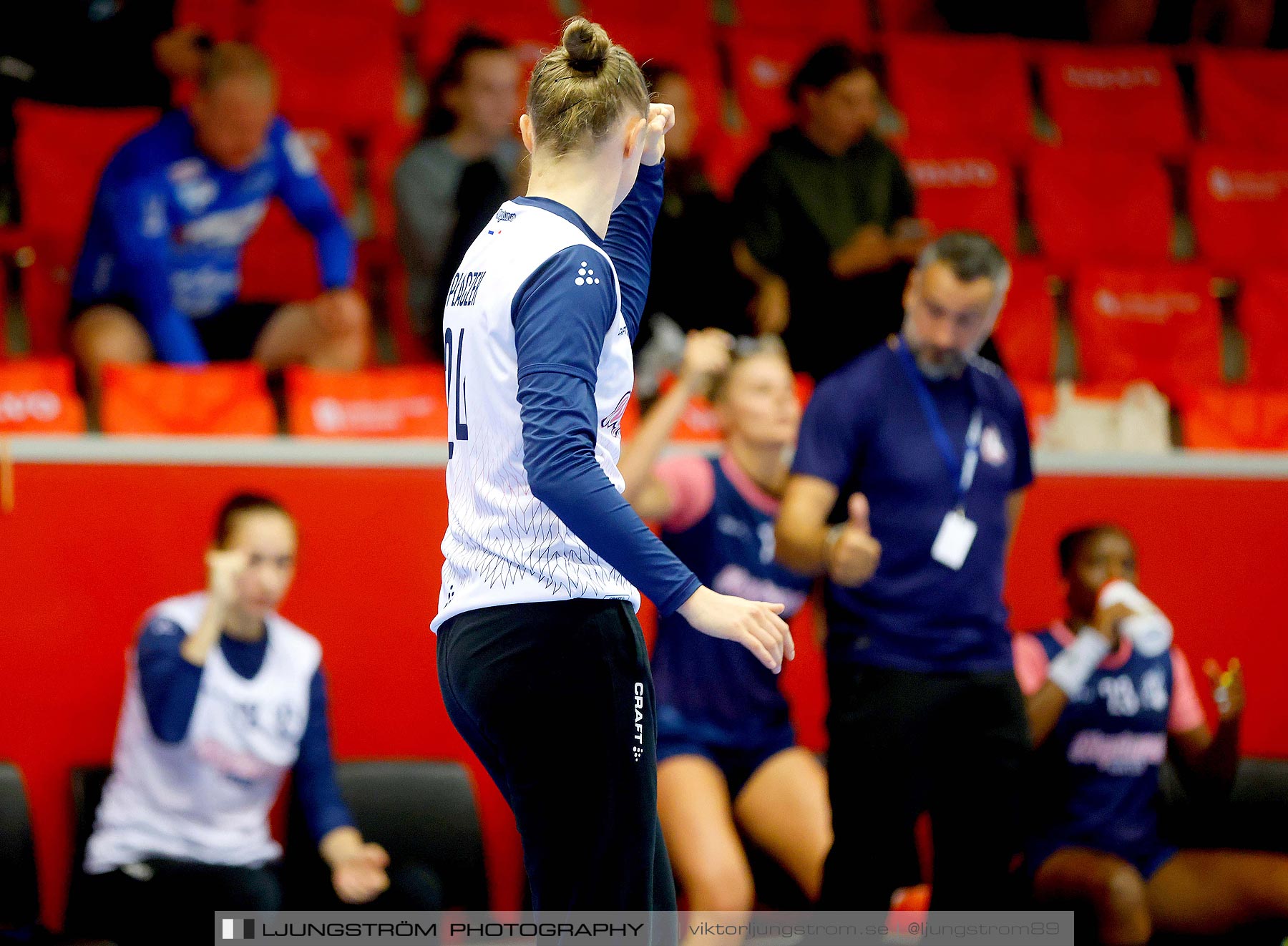 Annliz Cup Superelit Neptunes de Nantes-VästeråsIrsta HF 35-39,dam,Skövde Idrottshall,Skövde,Sverige,Handboll,,2021,264461